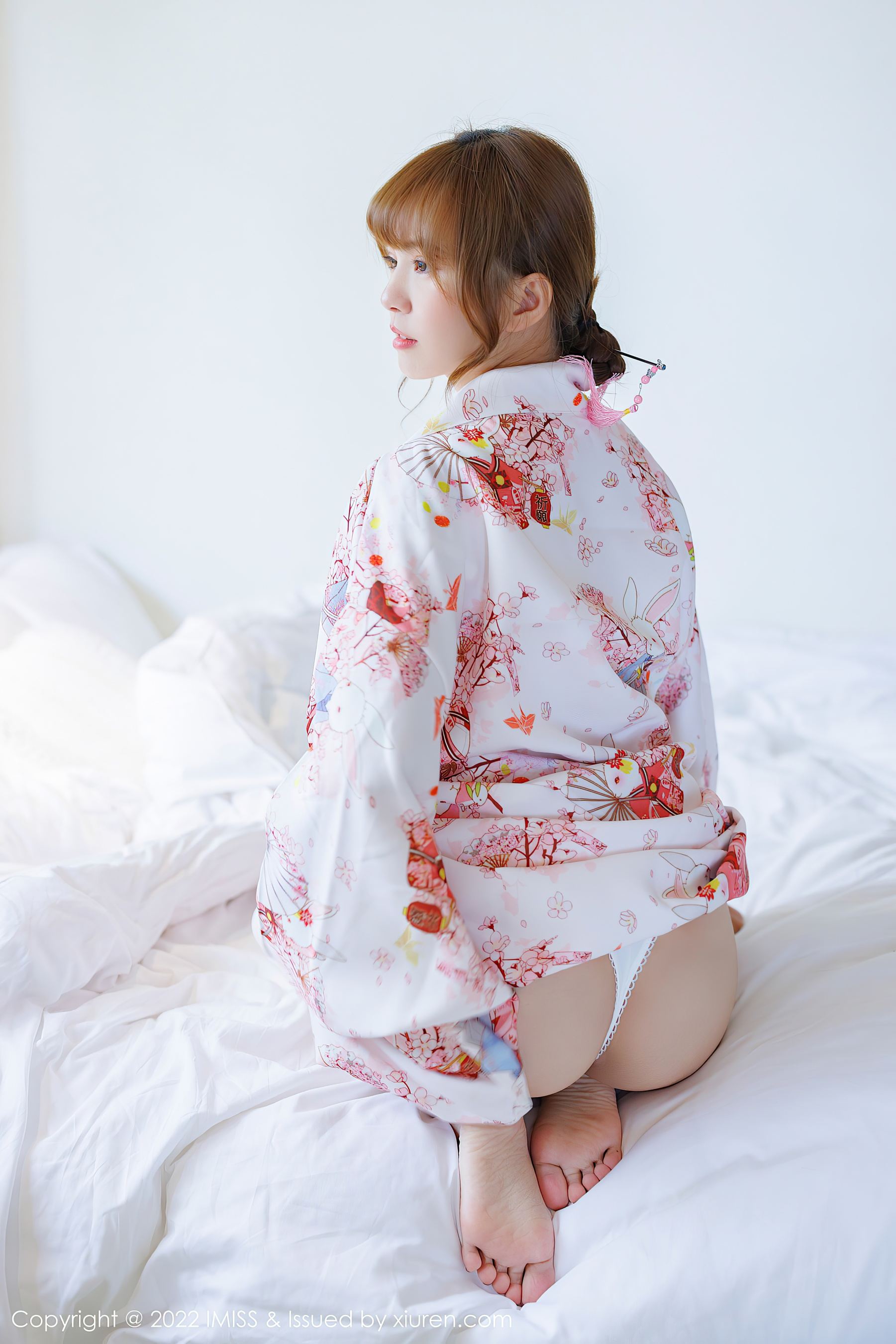  爱蜜社 VOL.676 张思允Nice 蕾丝内衣美胸写真第5张