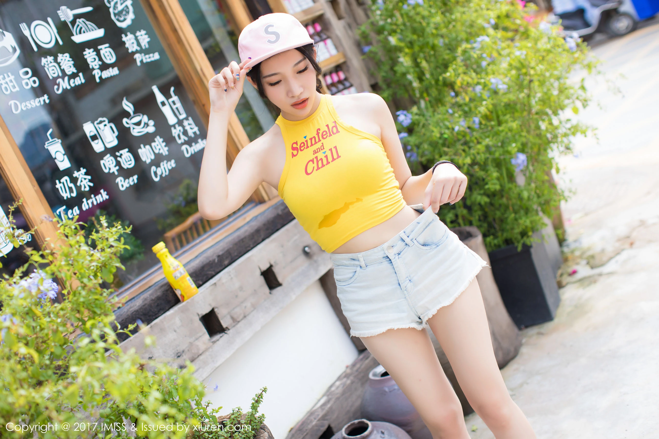 小狐狸Sica《牛仔短裤小清新系列》 爱蜜社 VOL.180第14张