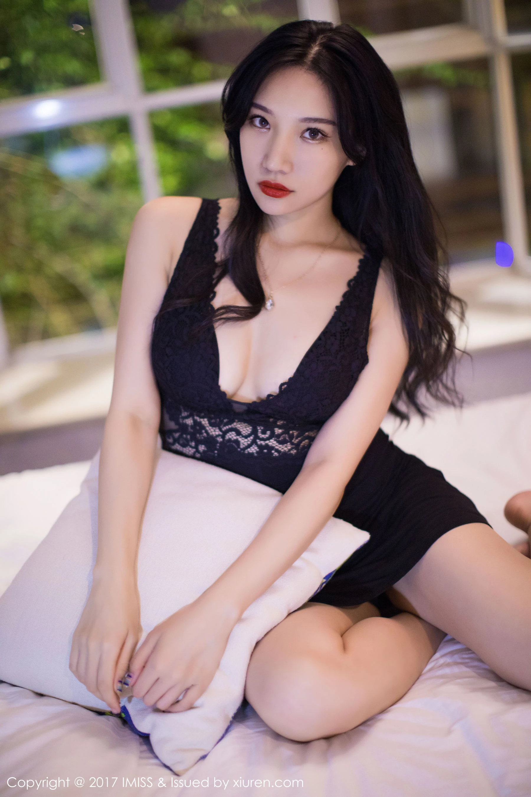 小狐狸Sica《黑色私房性感美腿》 爱蜜社IMiss VOL.194第13张