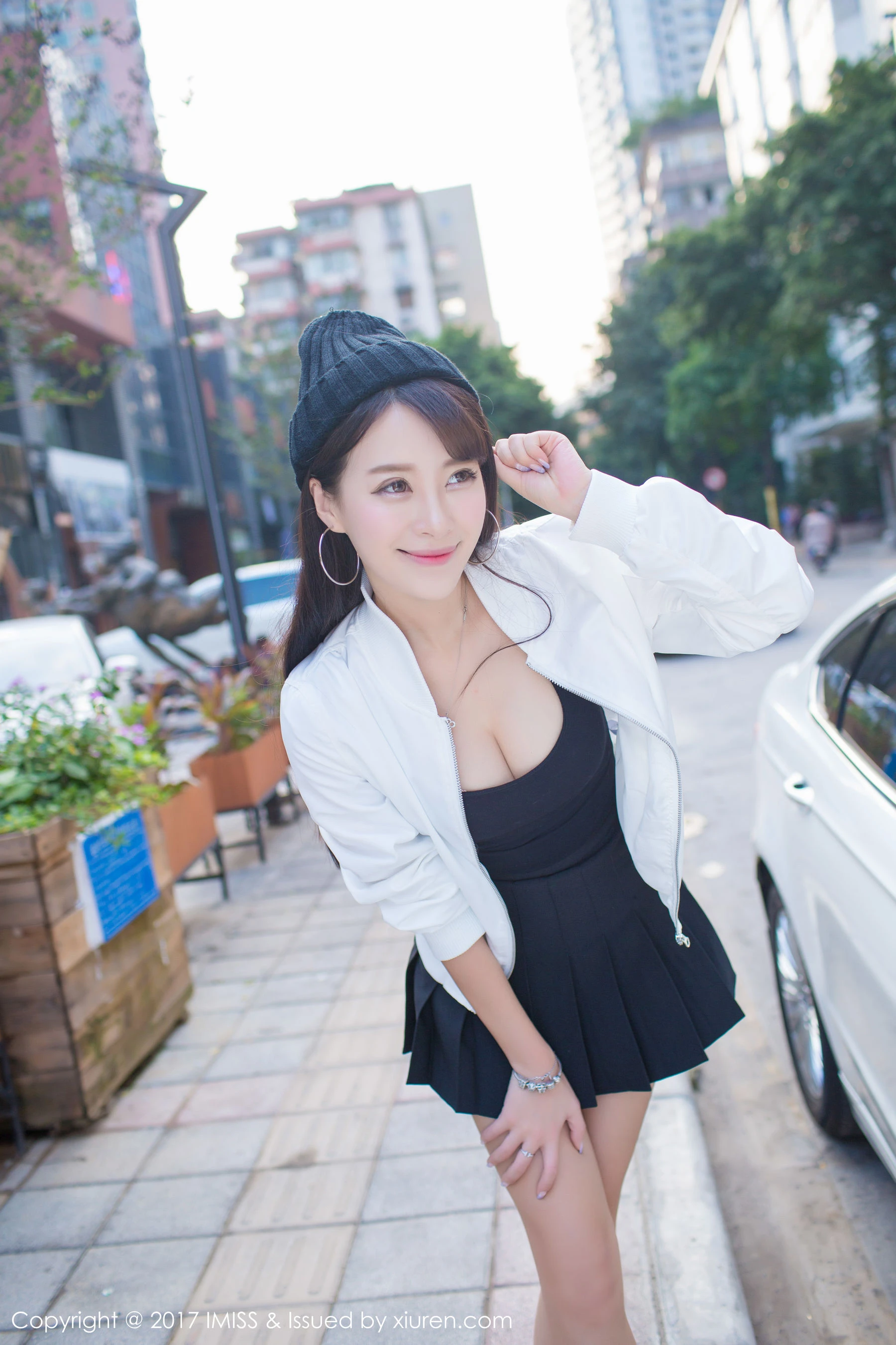 女神@王曼妮好Q街拍系列 爱蜜社 VOL.163第15张