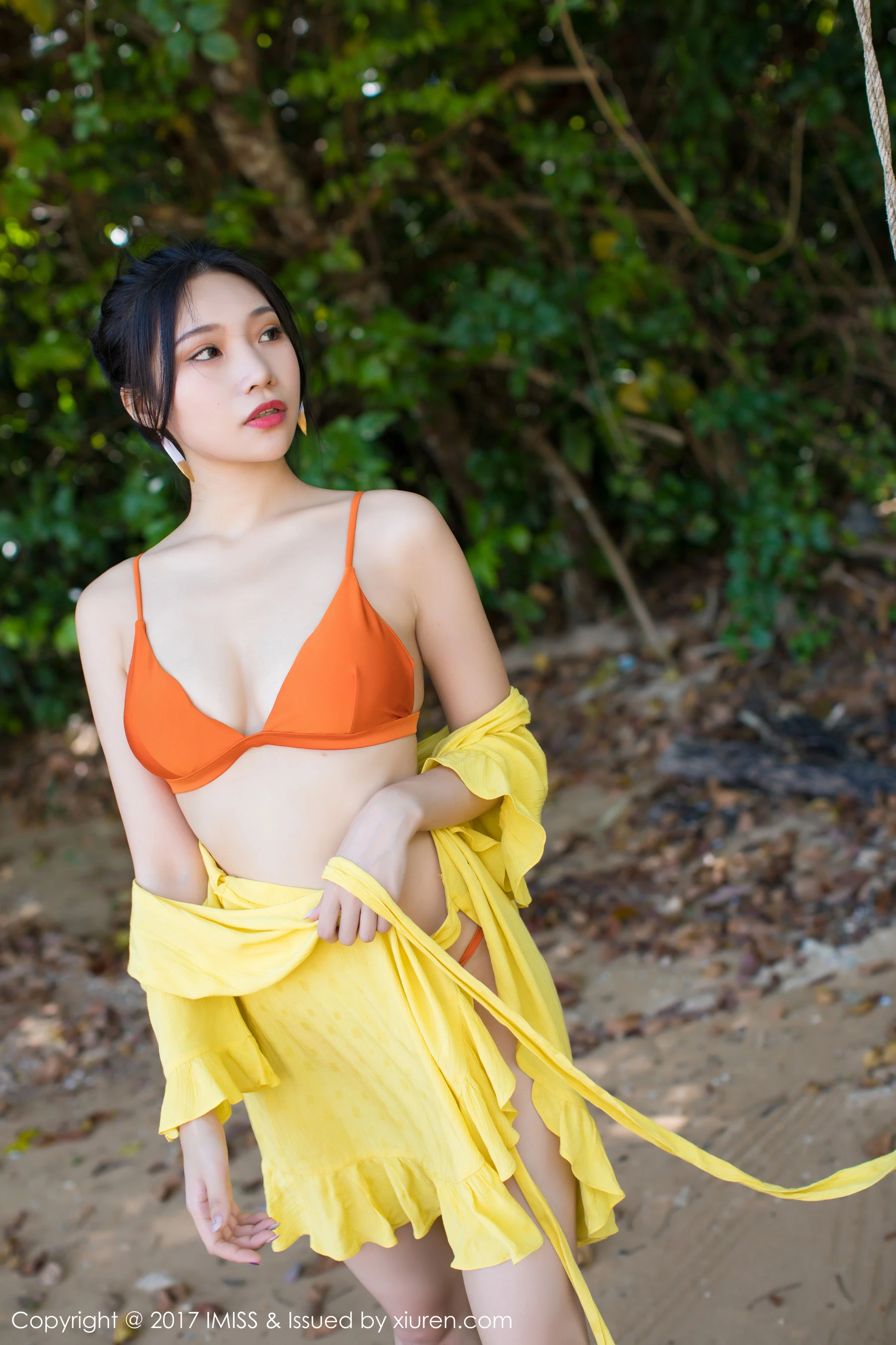  小狐狸Sica《甲米旅拍》比基尼湿身系列 爱蜜社IMiss VOL.202第15张