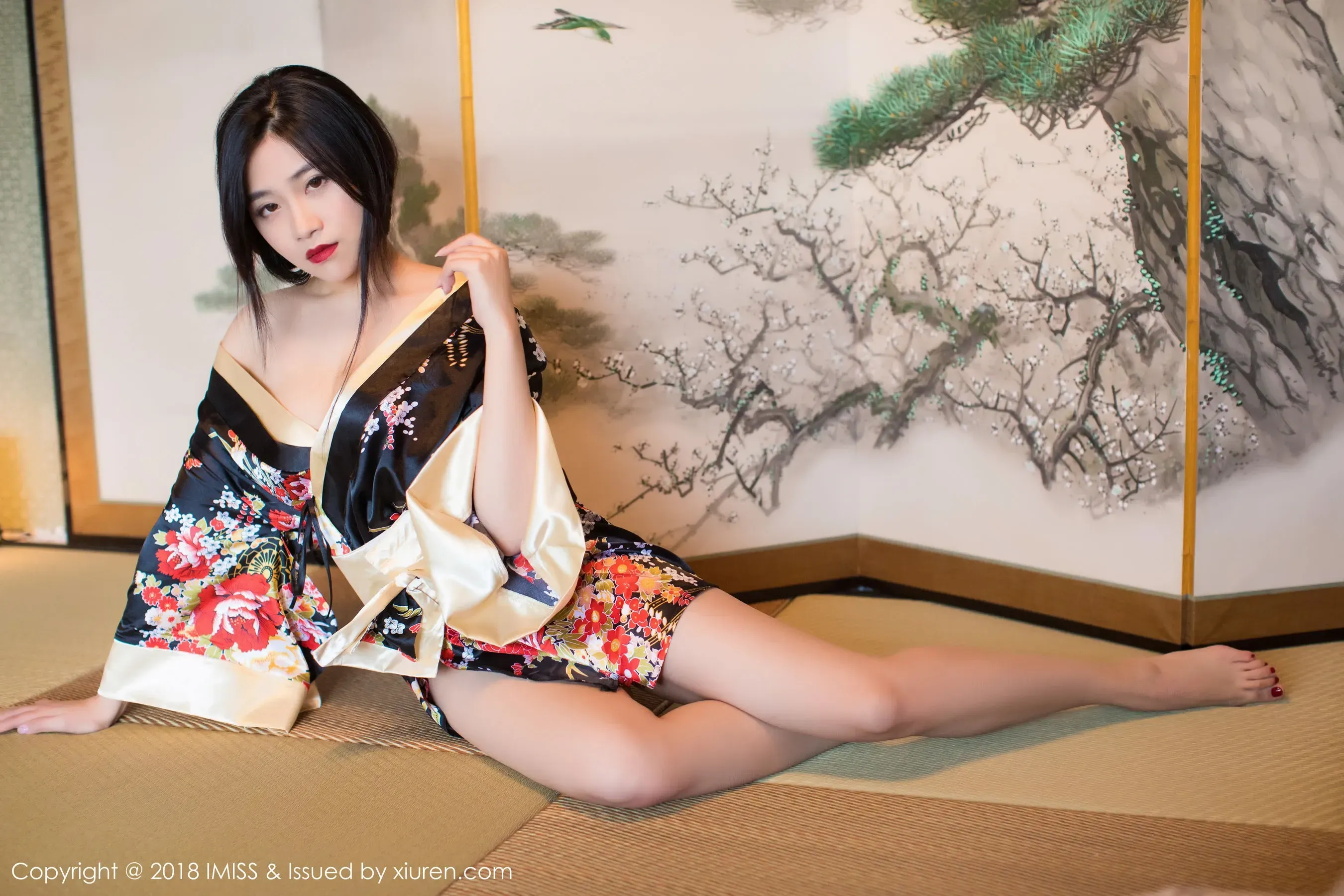 许诺Sabrina《北海道旅拍第三套》 爱蜜社IMiss Vol.254第13张