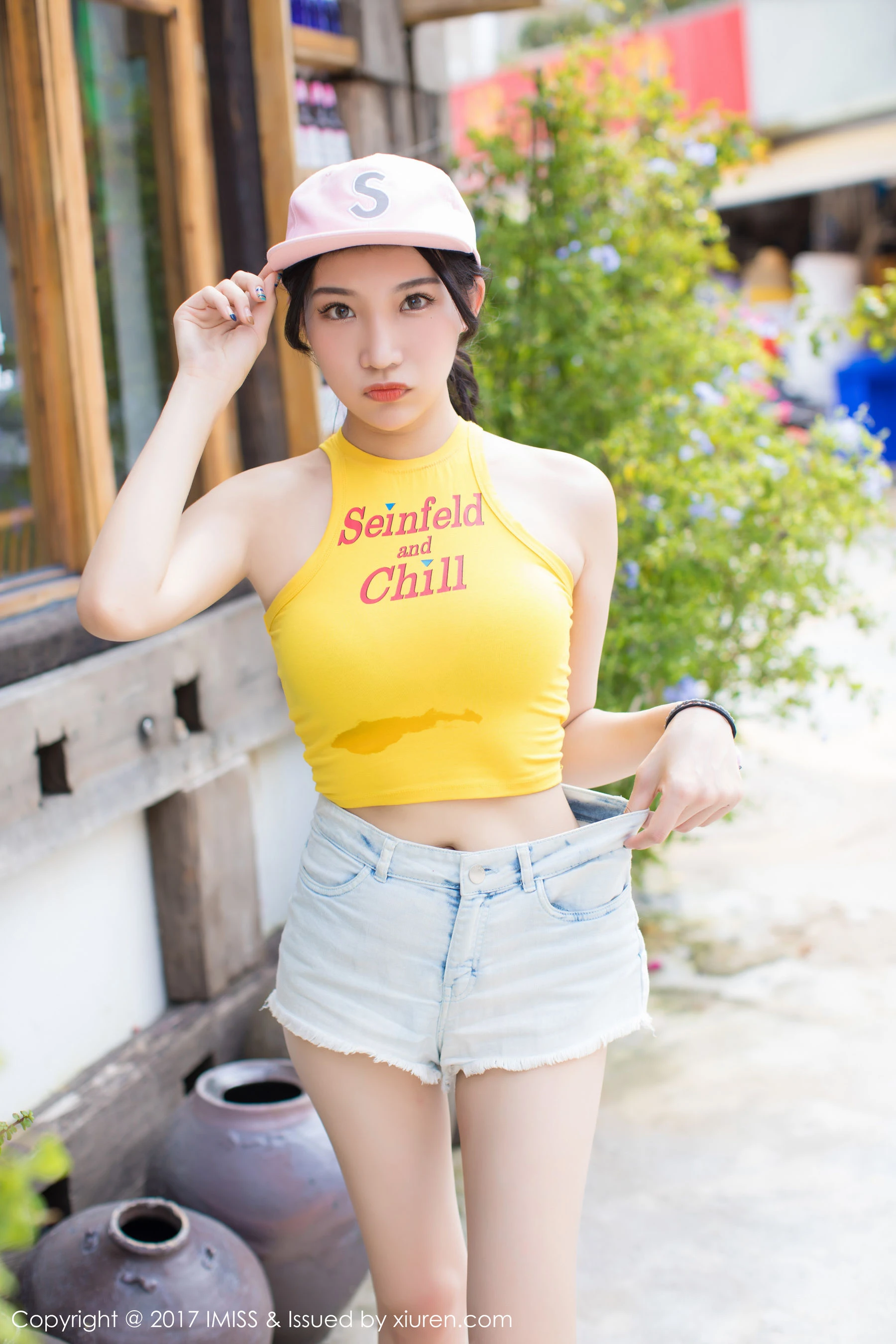 小狐狸Sica《牛仔短裤小清新系列》 爱蜜社 VOL.180第15张