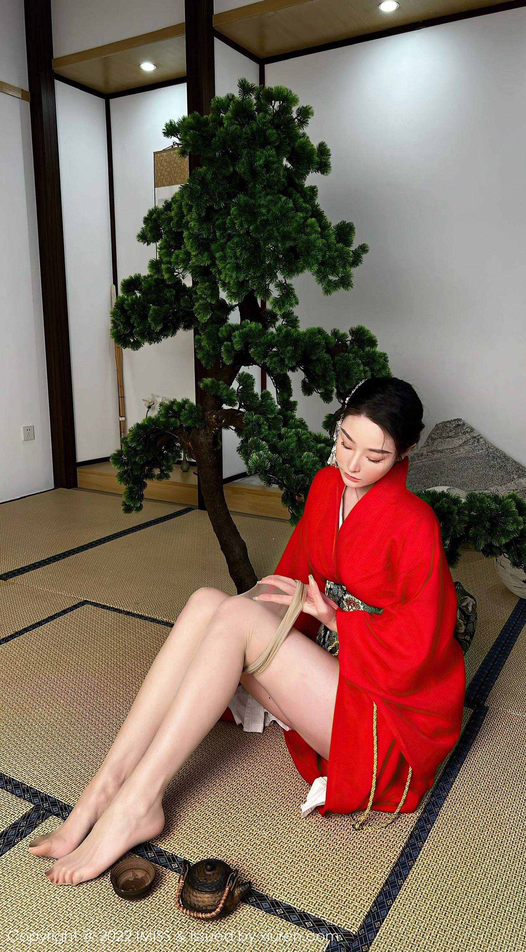  爱蜜社 VOL.669 逗逗doudou 和服美腿第9张