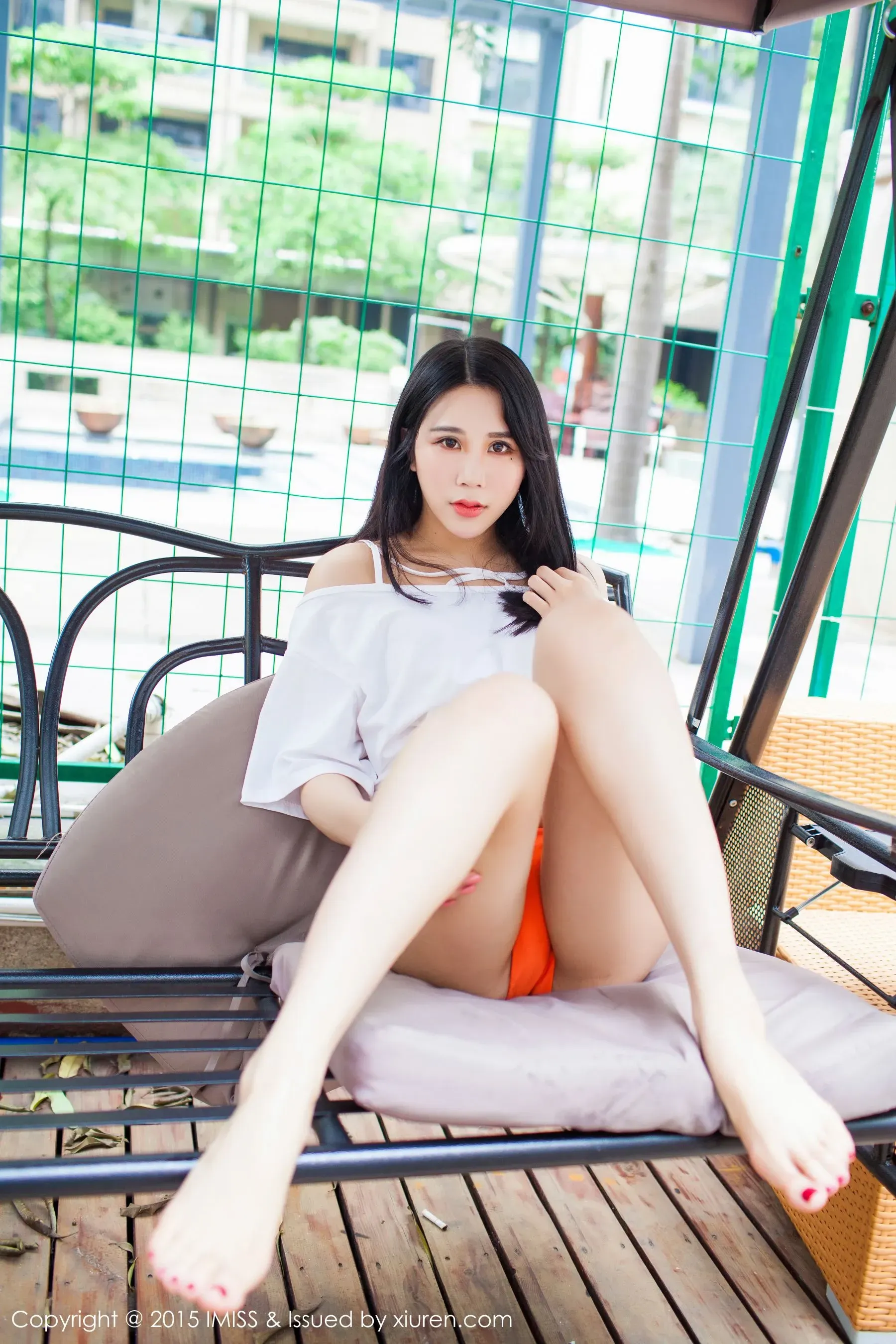 林恩芝alu《清新外拍》 爱蜜社IMiss Vol.048第3张