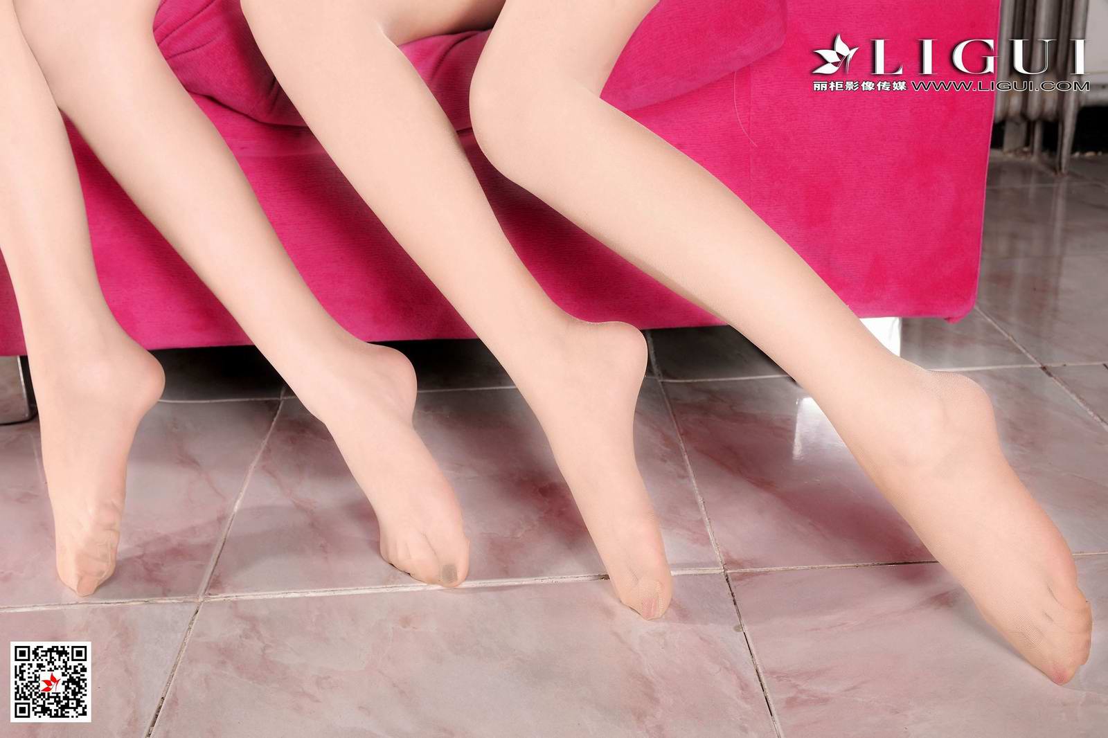 Ligui丽柜 2020.04.12 网络丽人 Model 美美&amp;侨侨第2张