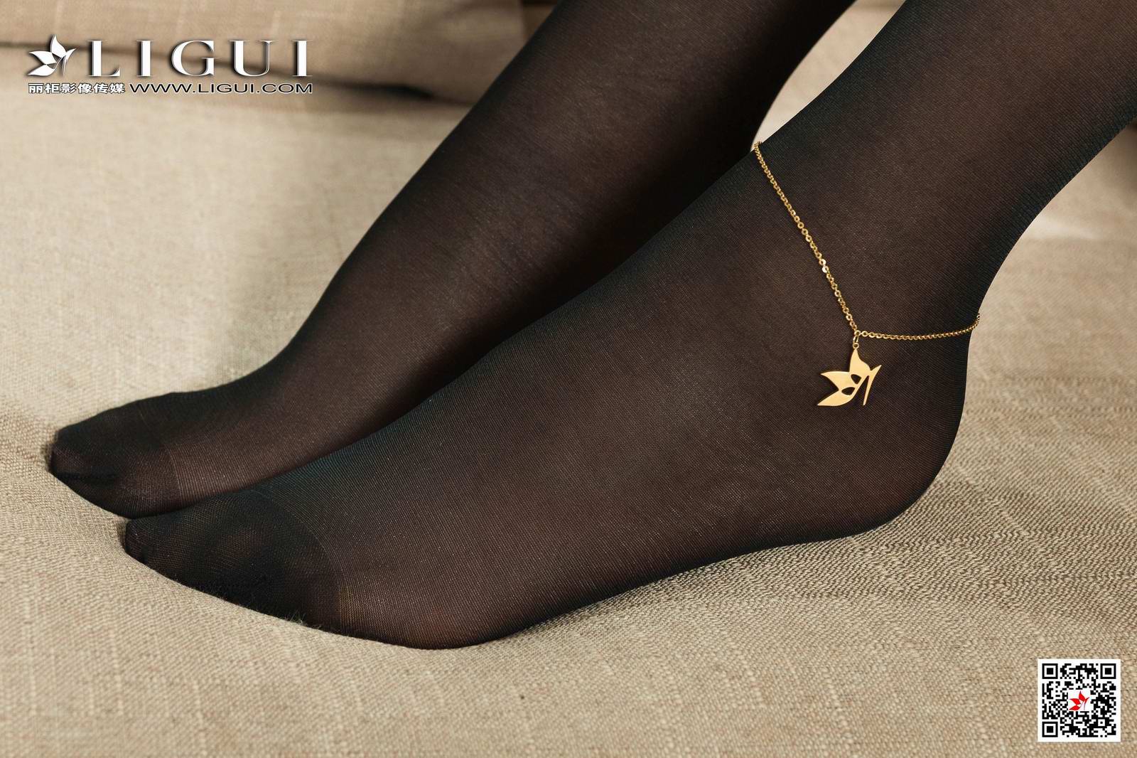 Ligui丽柜  2020.06.16《黑丝欲销魂》安安第11张