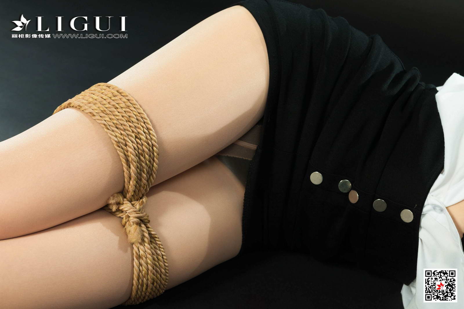 Ligui丽柜 2020.10.02《紧缚新莲》白雪第11张