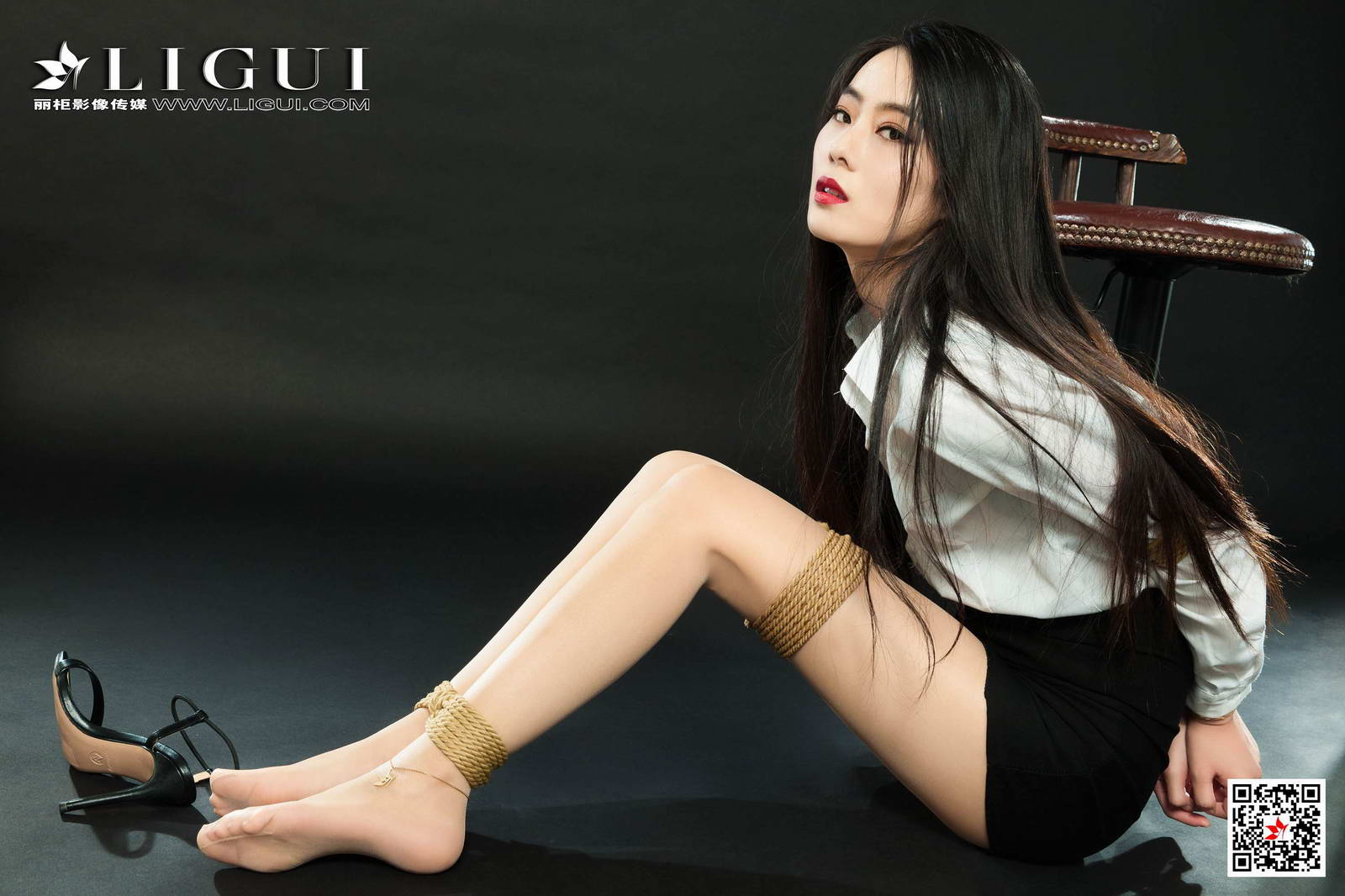 Ligui丽柜 2020.10.02《紧缚新莲》白雪第9张