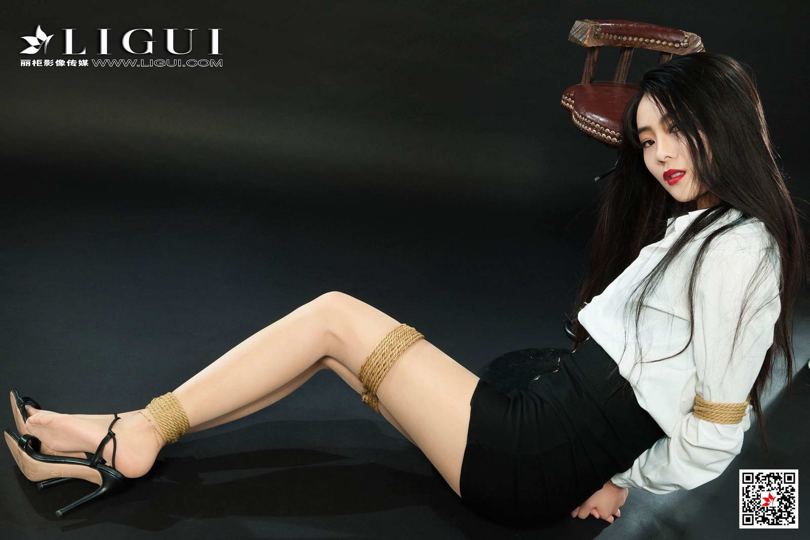 Ligui丽柜 2020.10.02《紧缚新莲》白雪第5张