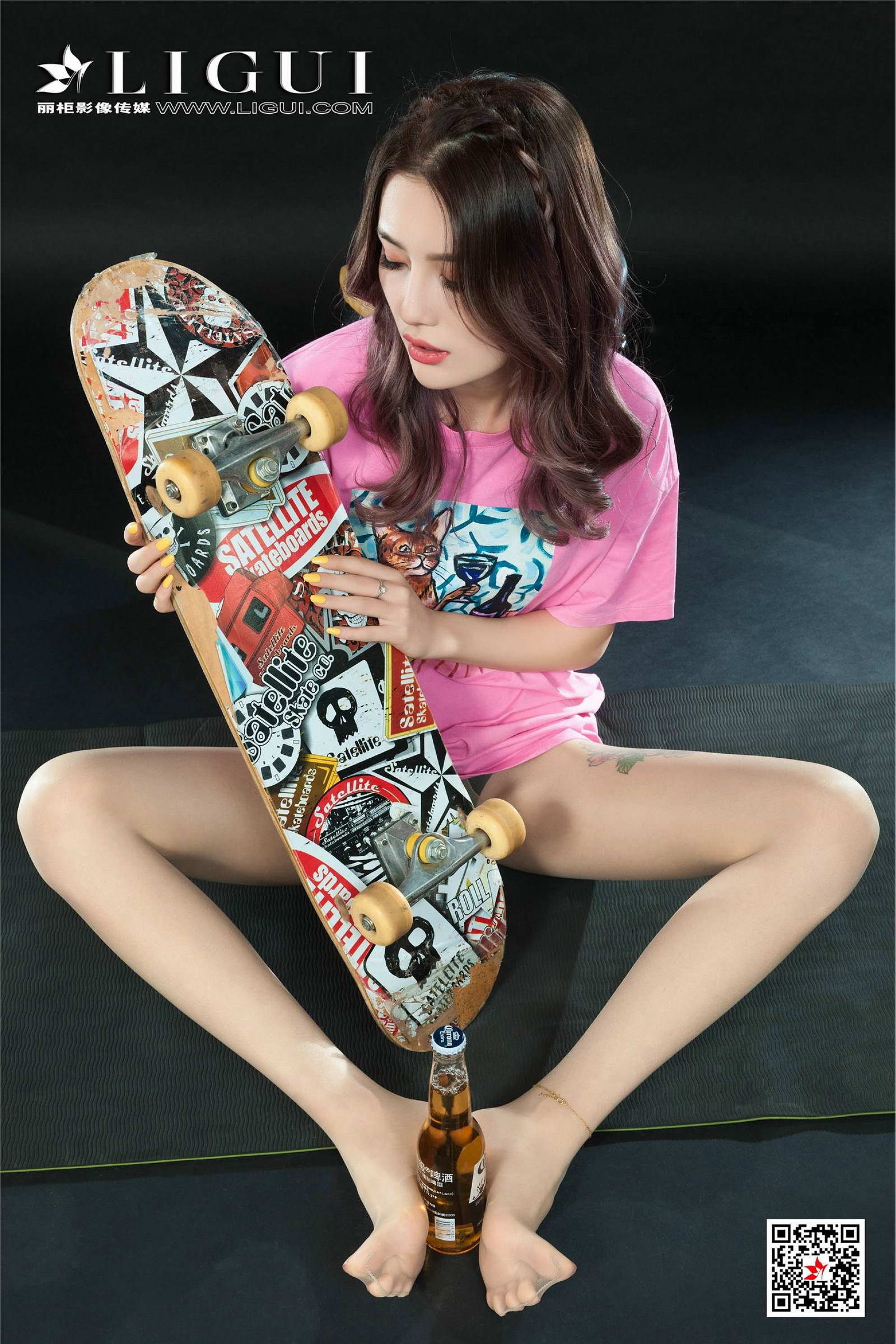 Ligui丽柜 2020.10.14《滑板女郎》甜甜第16张