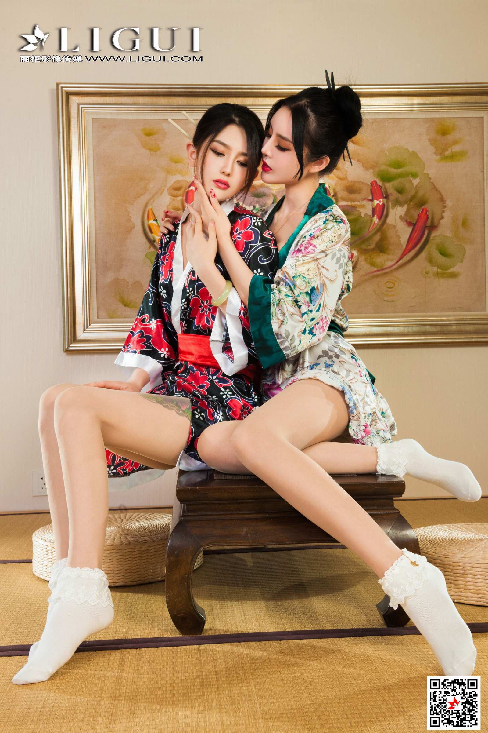 Ligui丽柜 2021.08.20 网络丽人 Model 凉儿&甜甜第19张