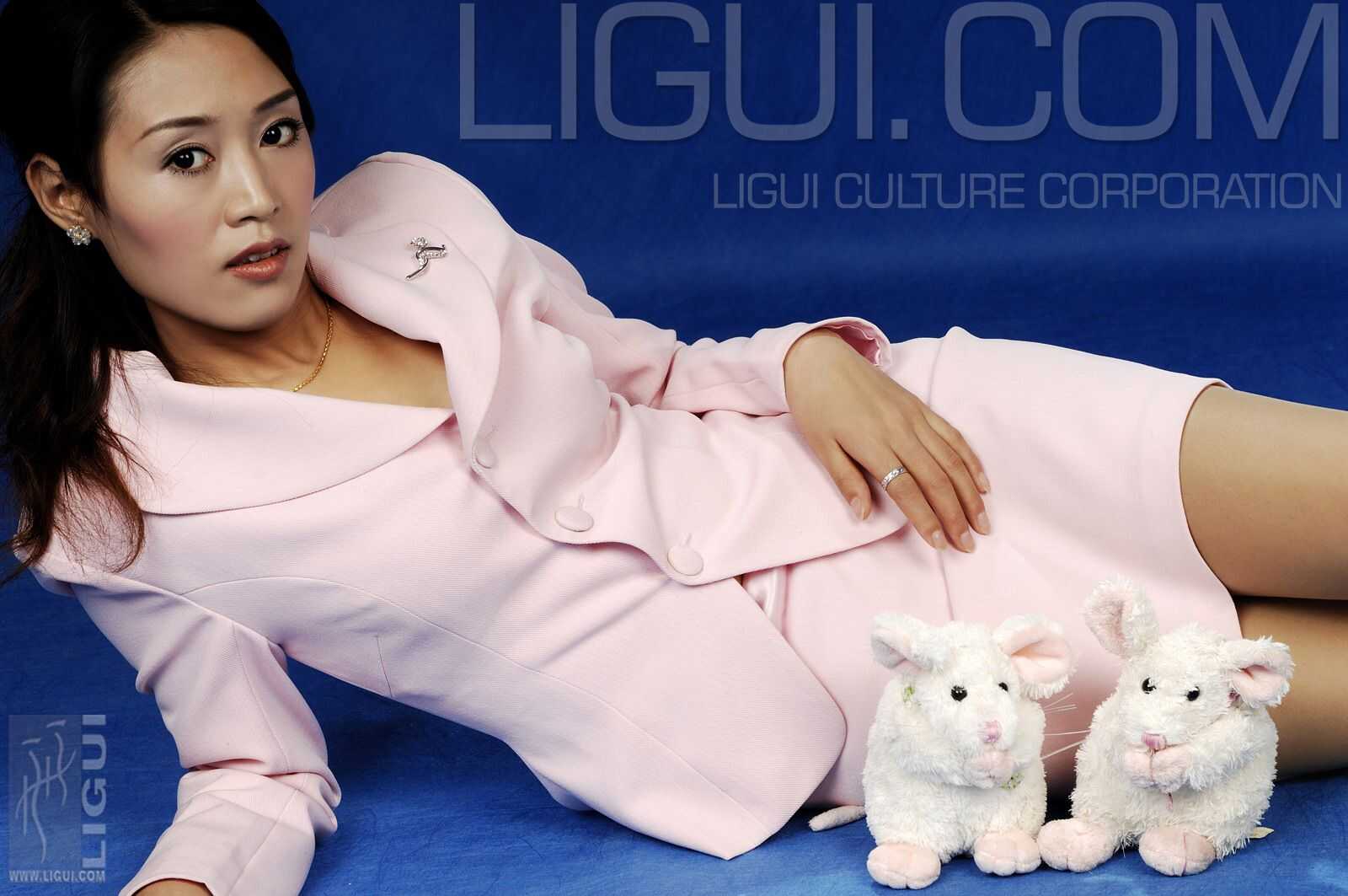 [丽柜LiGui] Model 凱咪《兩隻幸福的小老鼠》丝足写第9张