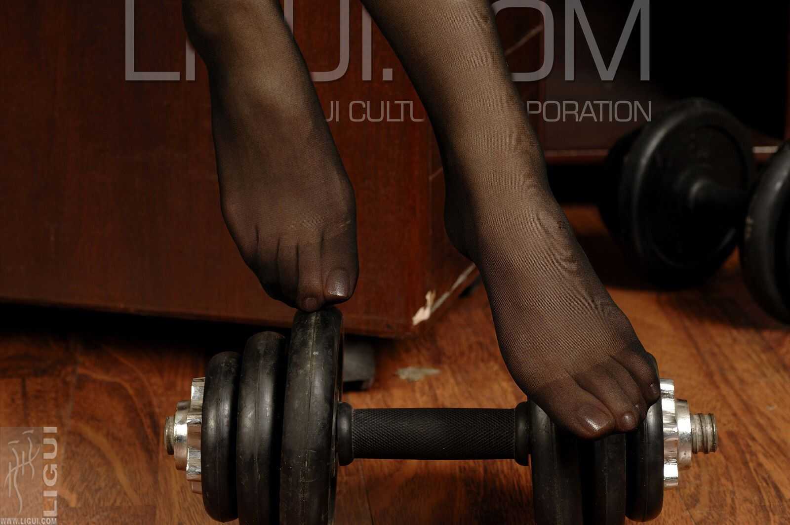 [丽柜LiGui] Model 海伦《丝襪的诱惑》丝足写真集图第6张