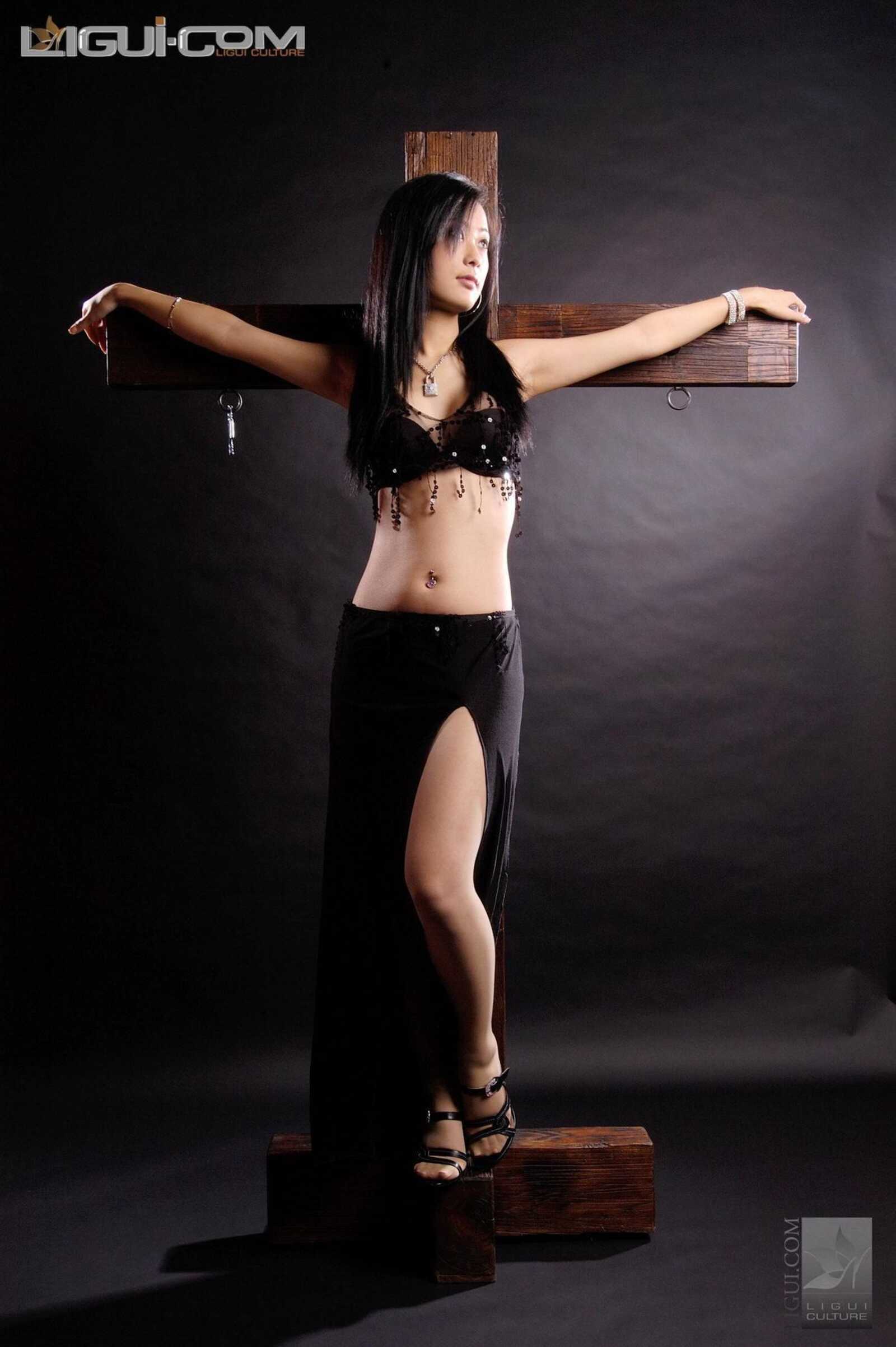 [丽柜美束LiGui] Model Saya《十字架的绳艺捆绑》 丝第7张