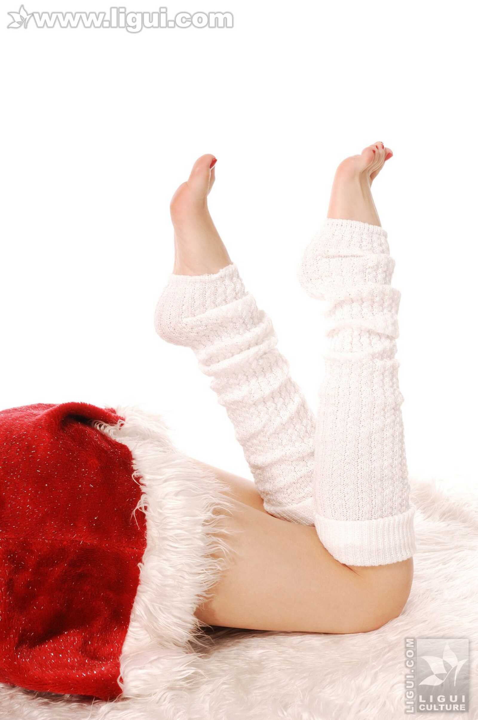 [丽柜LiGui] Model 小雪《祝大家圣诞快乐！》丝足写第12张