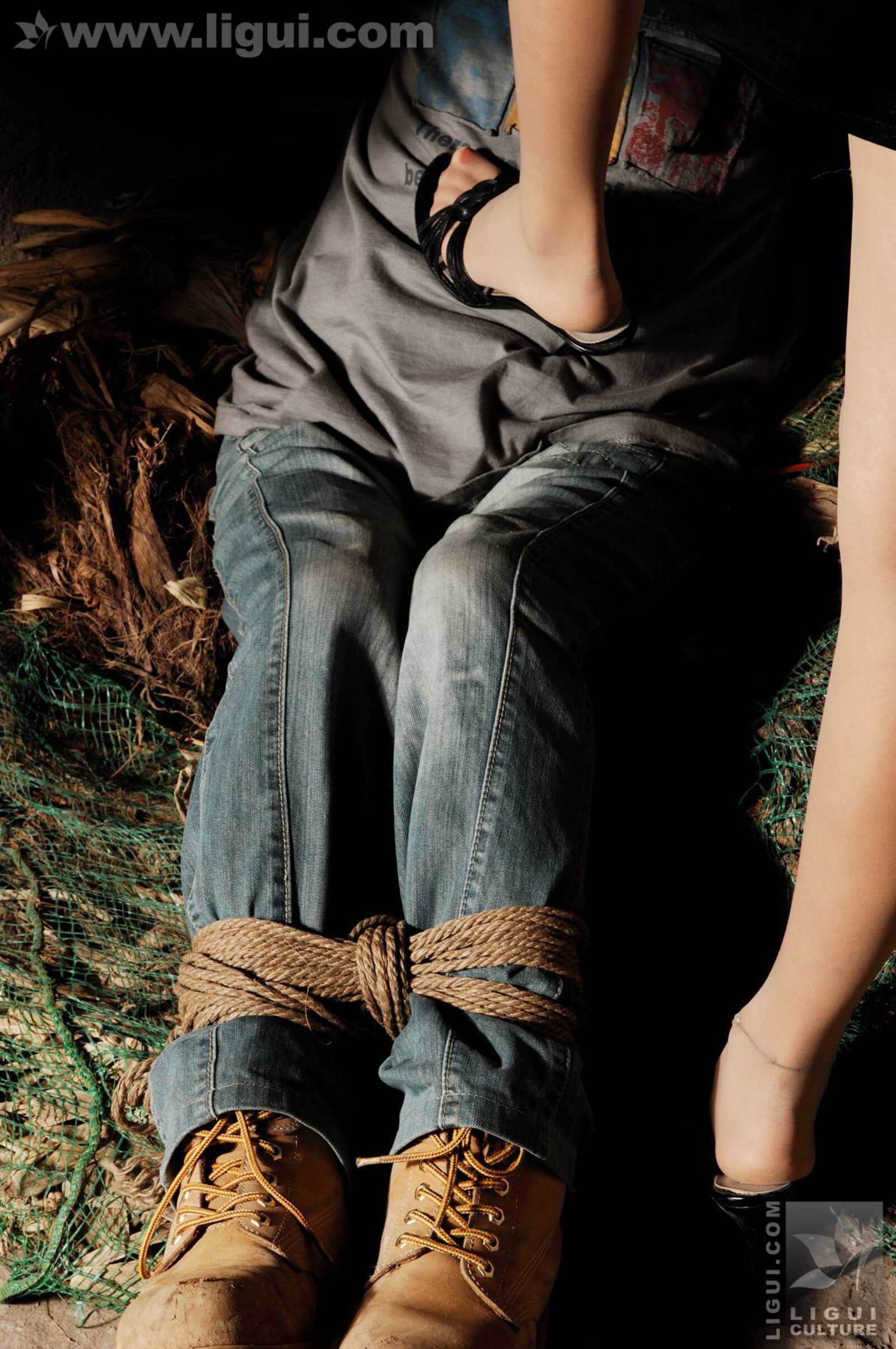 Model 伊园《捆绑中的魅力诱惑风姿》 [丽柜美束第1张