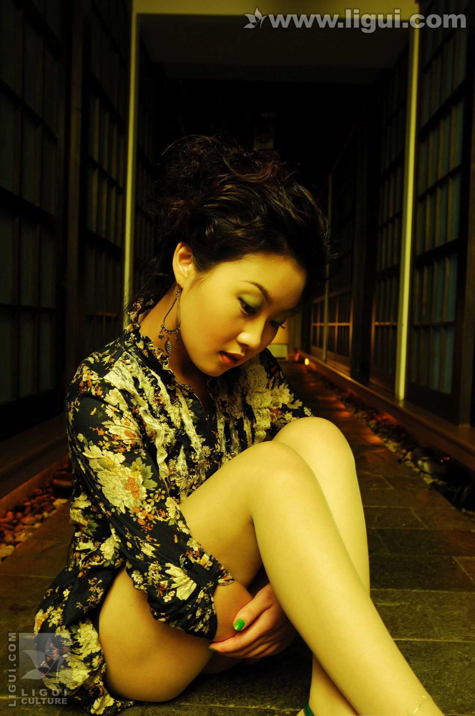 Model 小露露《性感小猫咪》 [丽柜LiGui] 丝足写真第12张