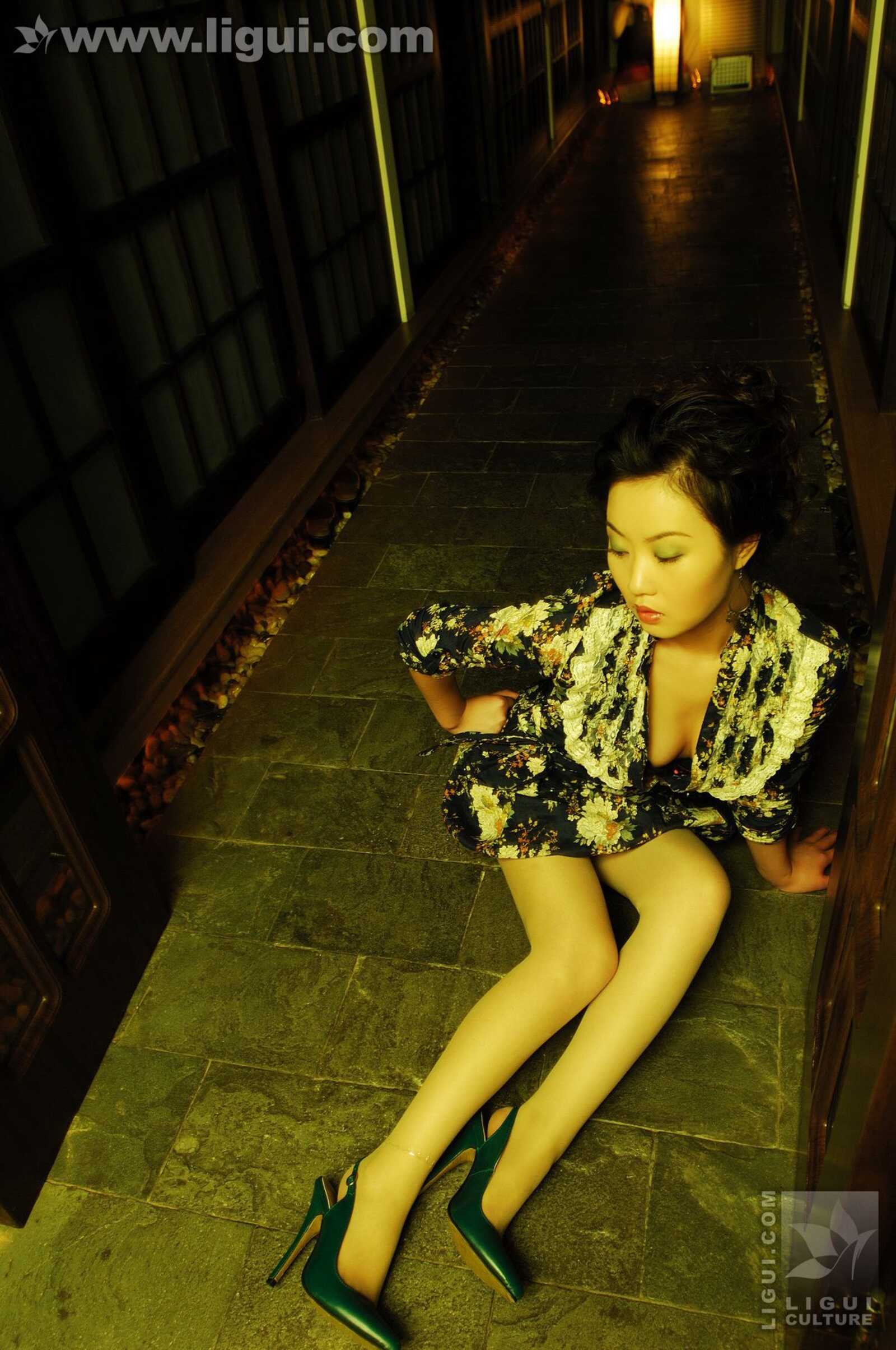 Model 小露露《性感小猫咪》 [丽柜LiGui] 丝足写真第10张