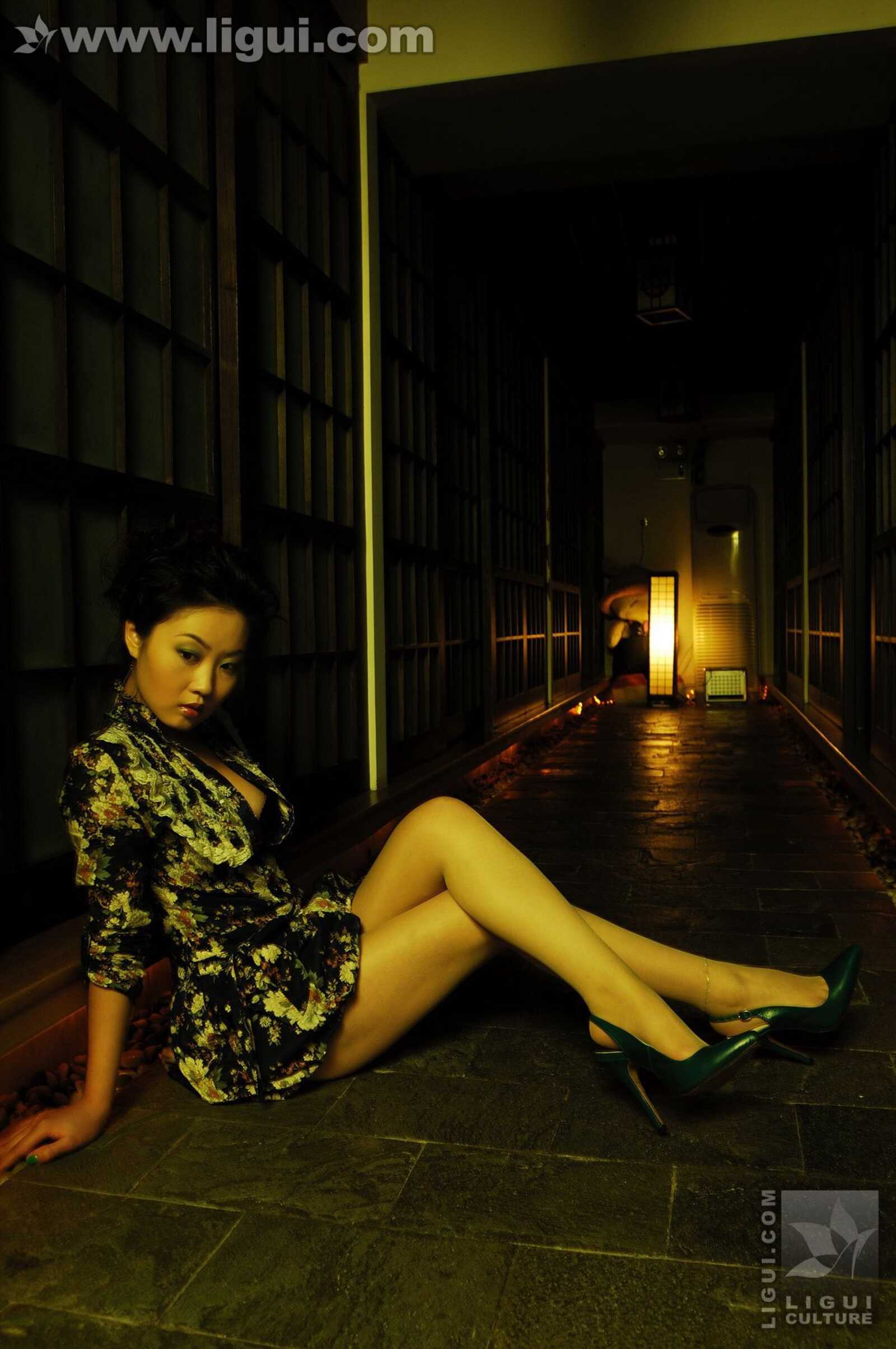 Model 小露露《性感小猫咪》 [丽柜LiGui] 丝足写真第9张