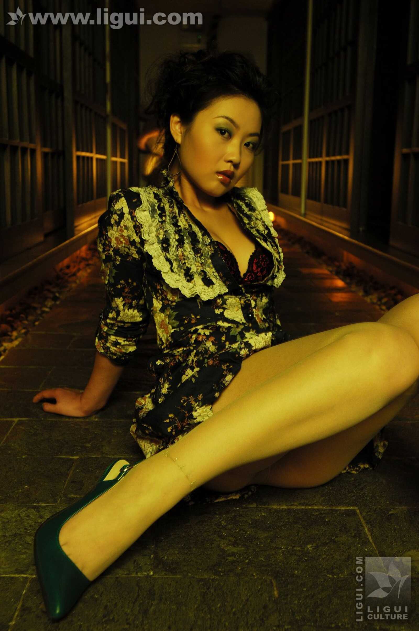 Model 小露露《性感小猫咪》 [丽柜LiGui] 丝足写真第7张