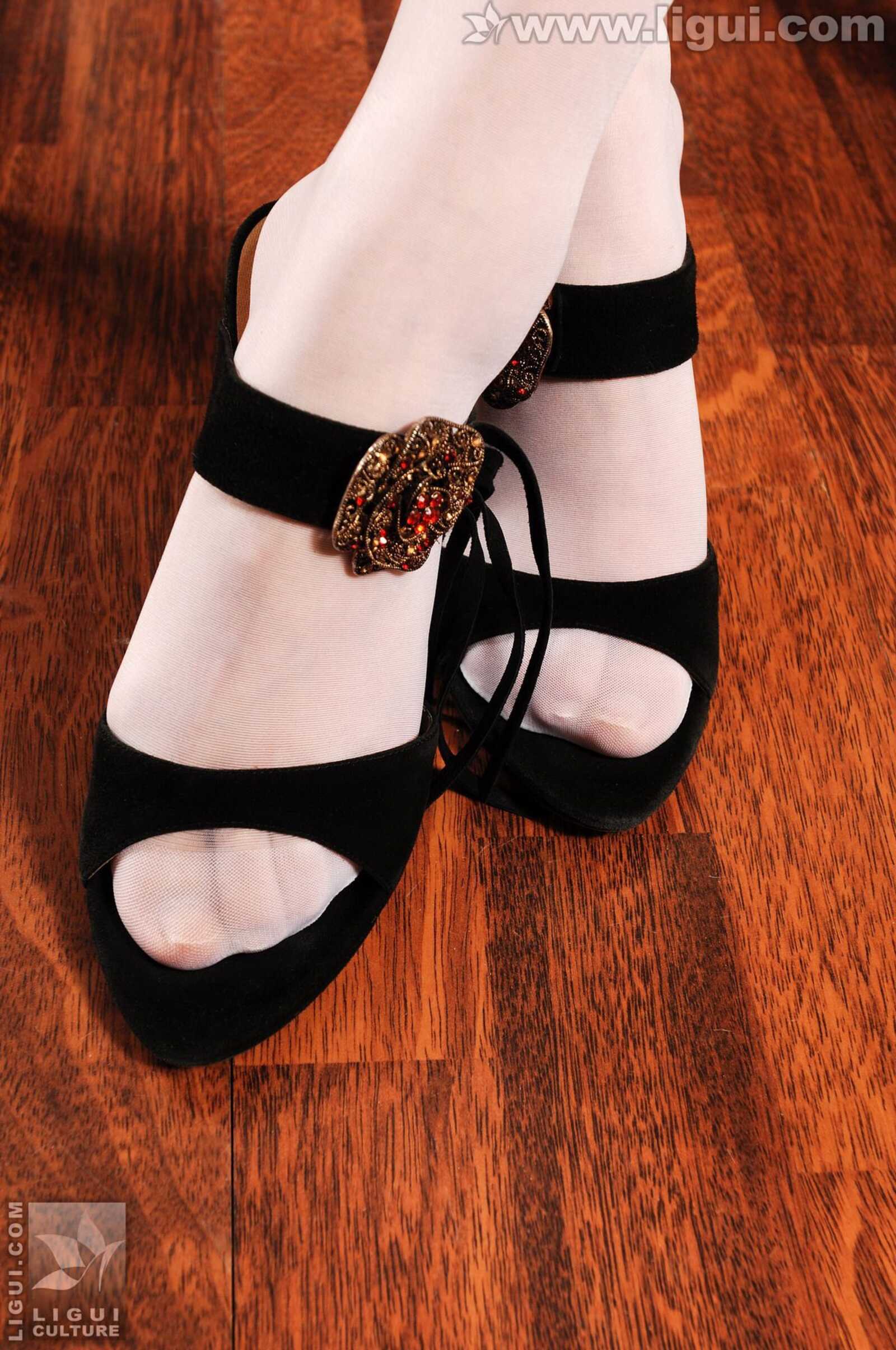 Model 丝丝《大网长袜罩住少女玉腿》 [丽柜LiGui第1张