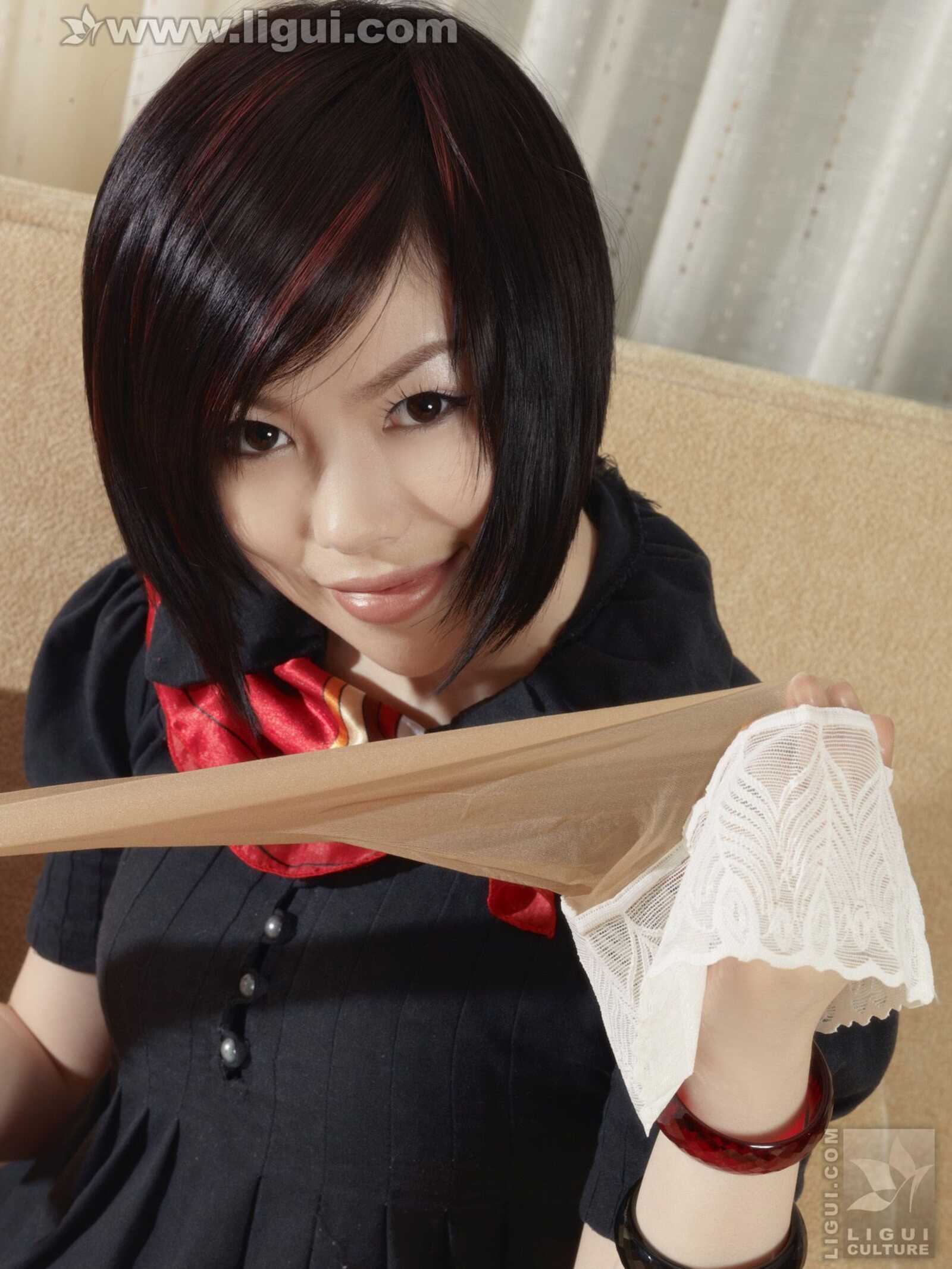 Model 慕子《经典家居中的丝袜演绎》 [丽柜LiGui第4张