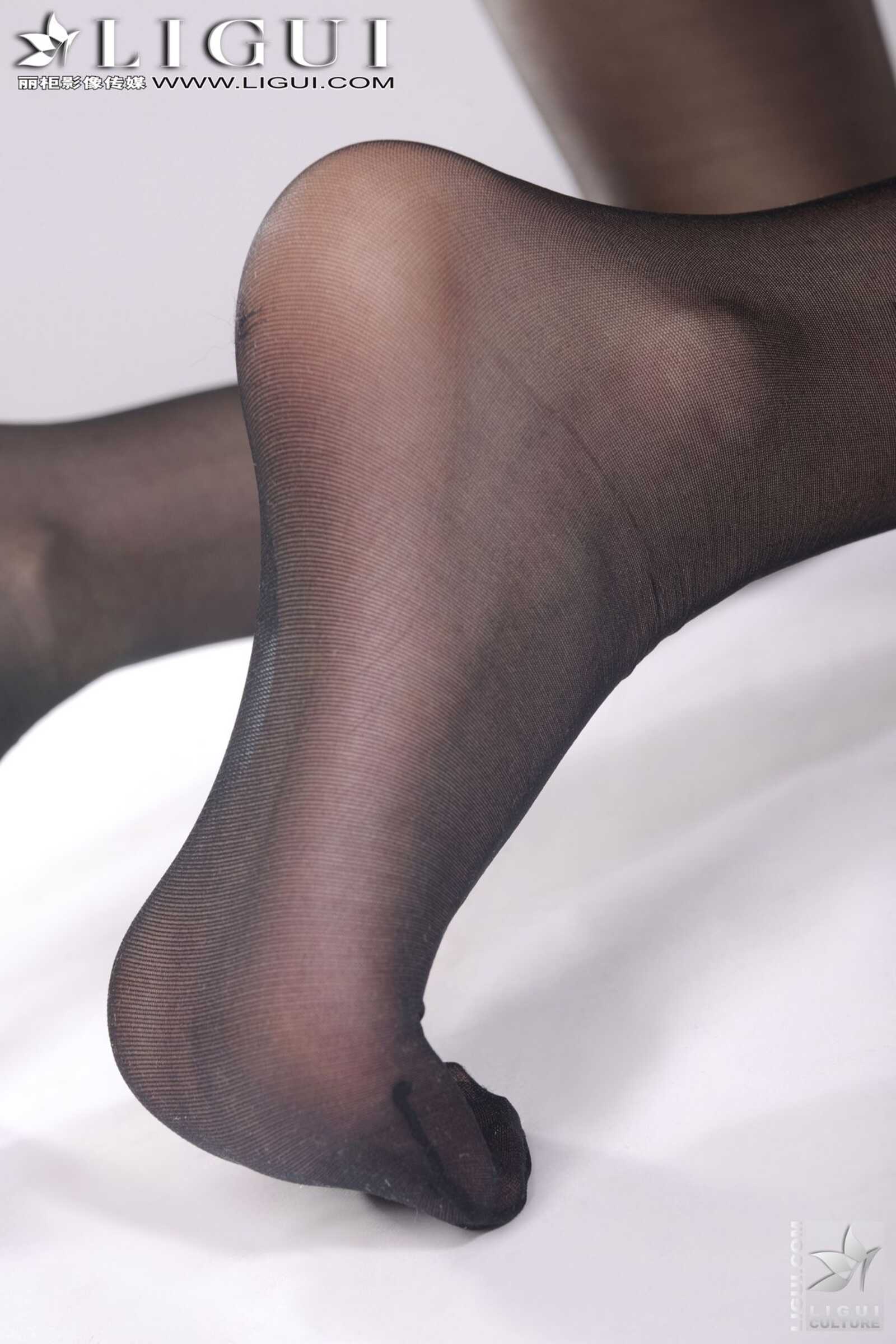 Model Vicky《豹纹黑丝的诱惑》 [丽柜LiGui] 美腿玉足第1张