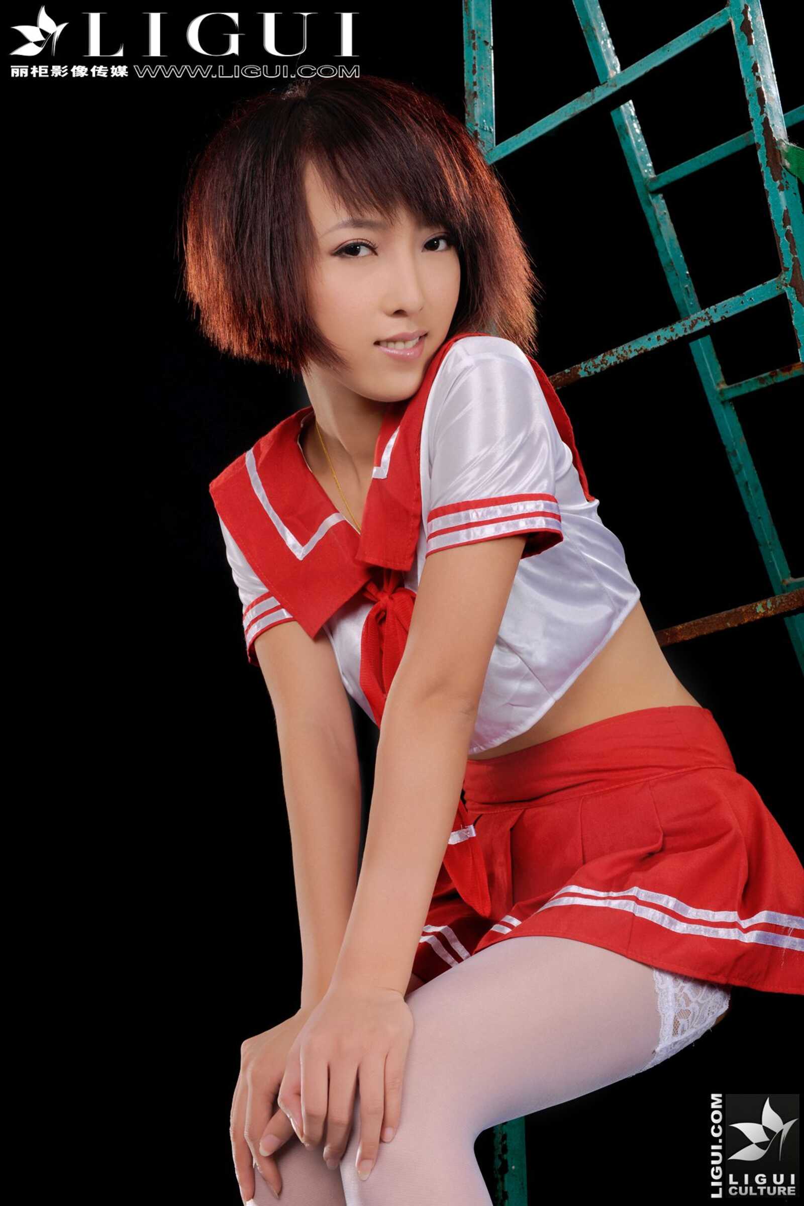 Model 美美《清纯学生妹》 上下合集 [丽柜LiGui] 美第11张