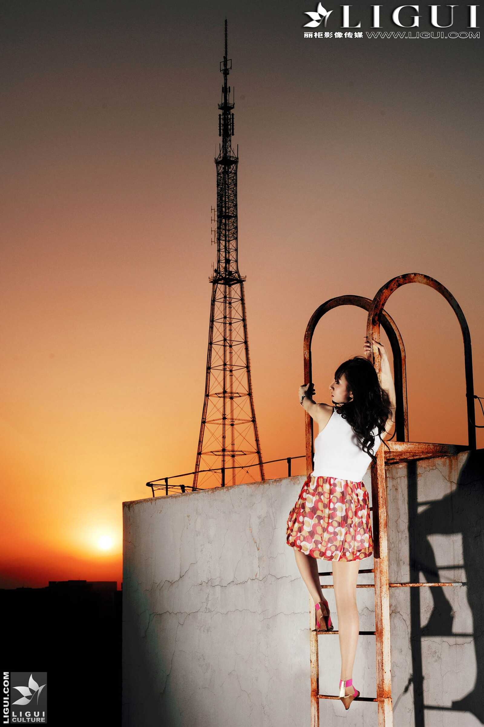 [丽柜LiGui] Model 金欣 丝足美腿写真图片第3张