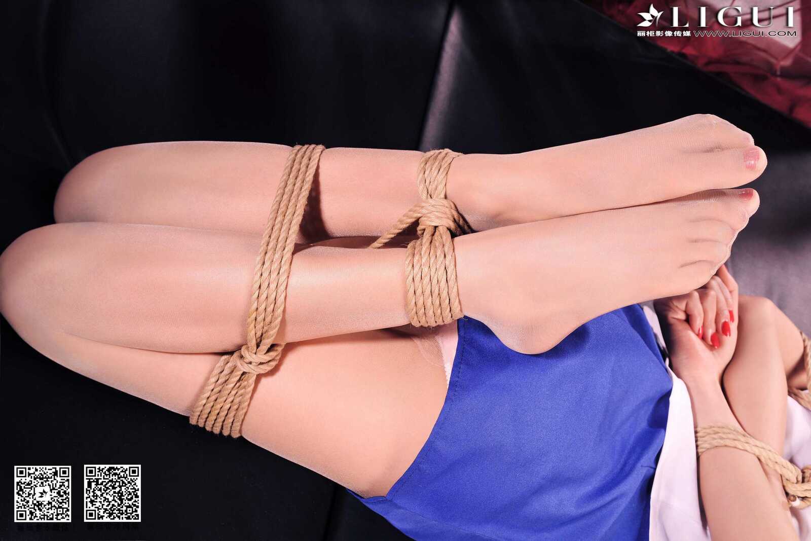 Model 潼潼《空姐制服捆绑绳艺》上下全集 [丽柜美第14张