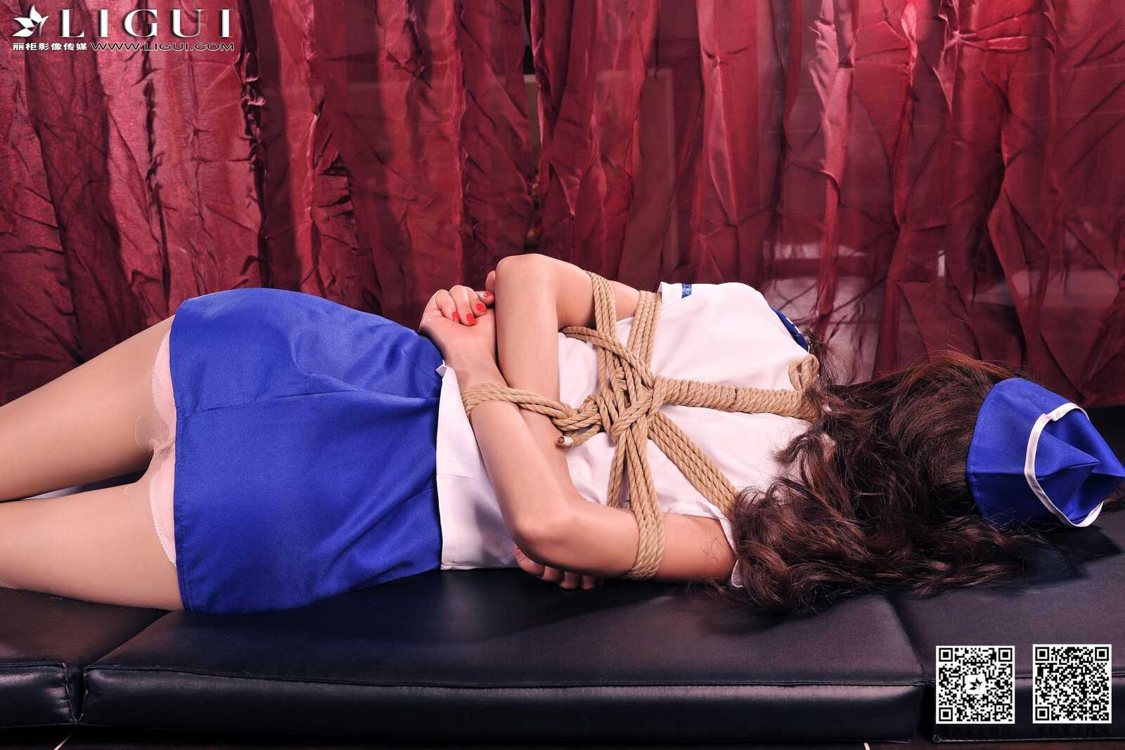 Model 潼潼《空姐制服捆绑绳艺》上下全集 [丽柜美第11张