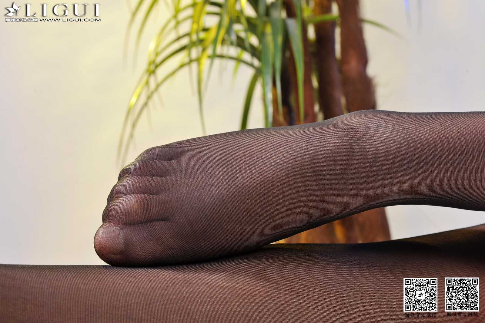 [丽柜贵足] Model 心儿《职场黑丝OL》美腿玉足写真第3张