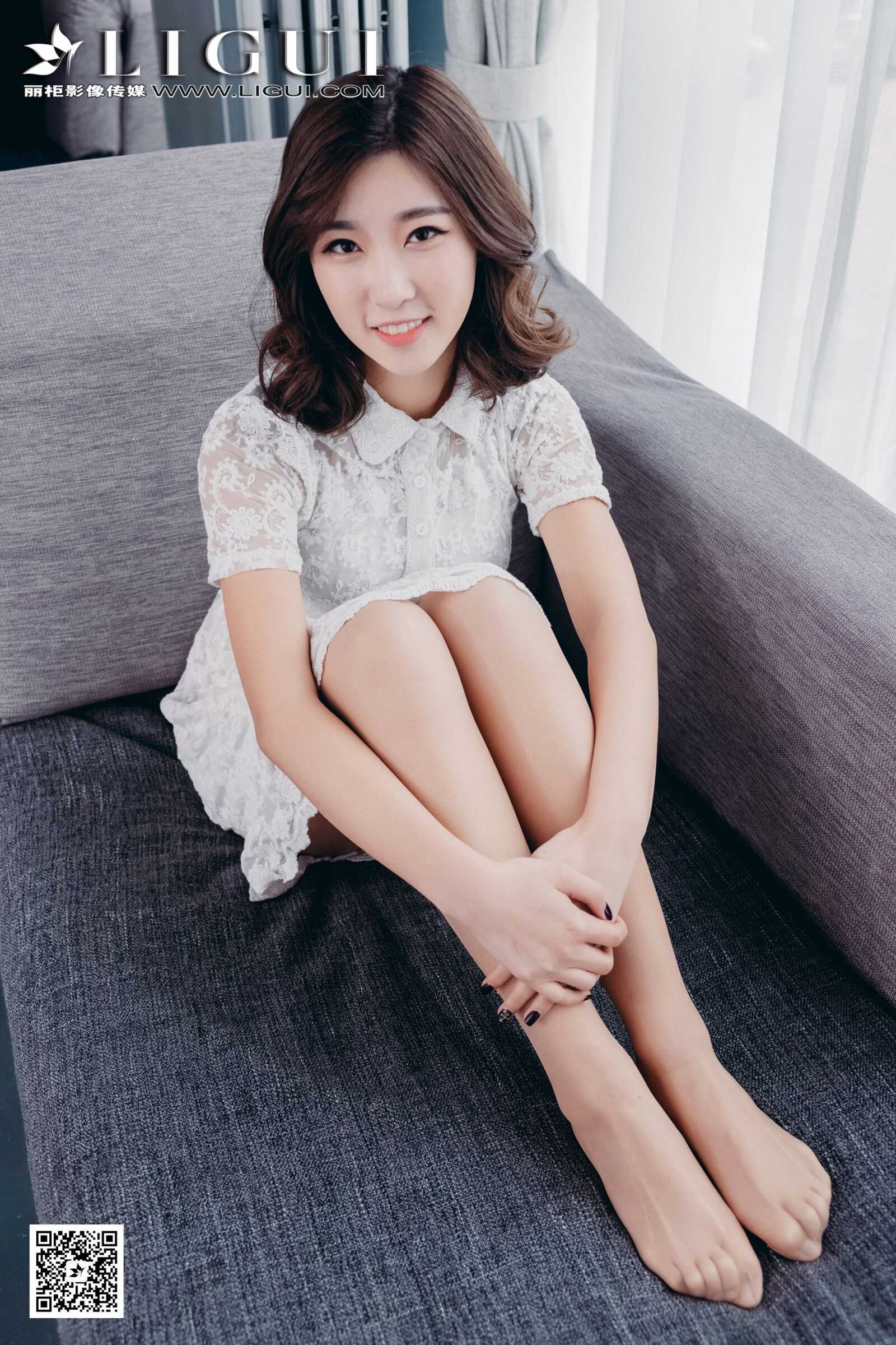 筱筱《蕾丝连衣裙》 [丽柜] 美腿丝足写真集第4张