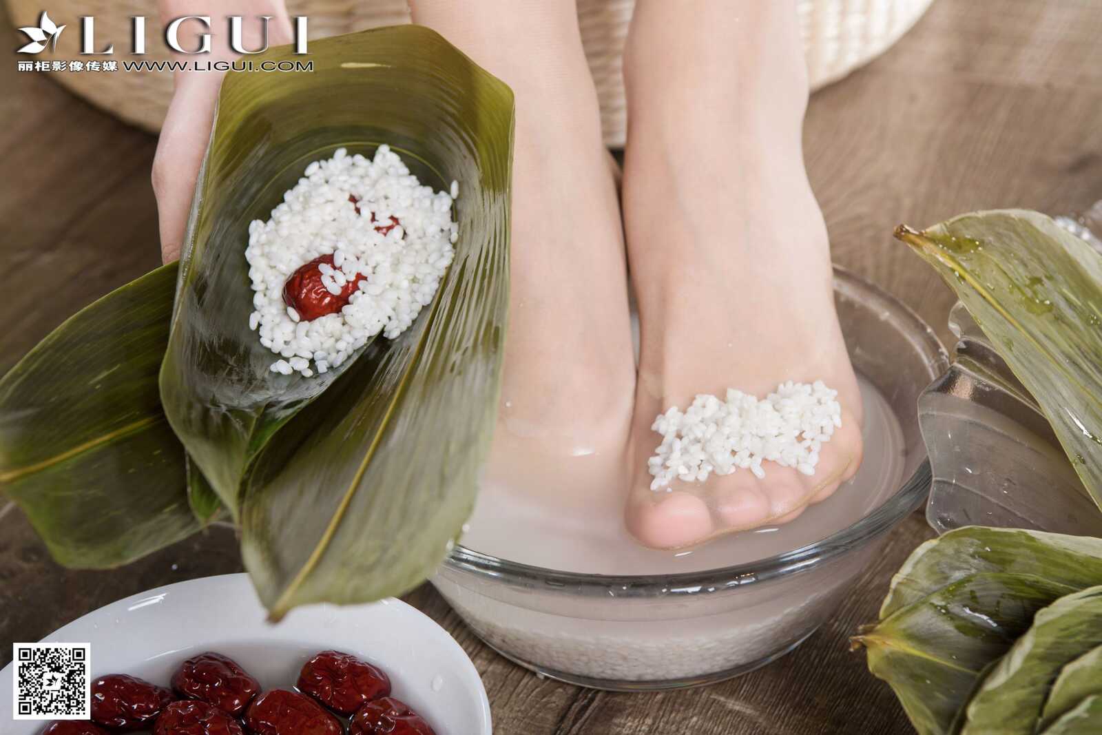 红烛《端午粽子少女丝足》 [丽柜] 写真集第2张