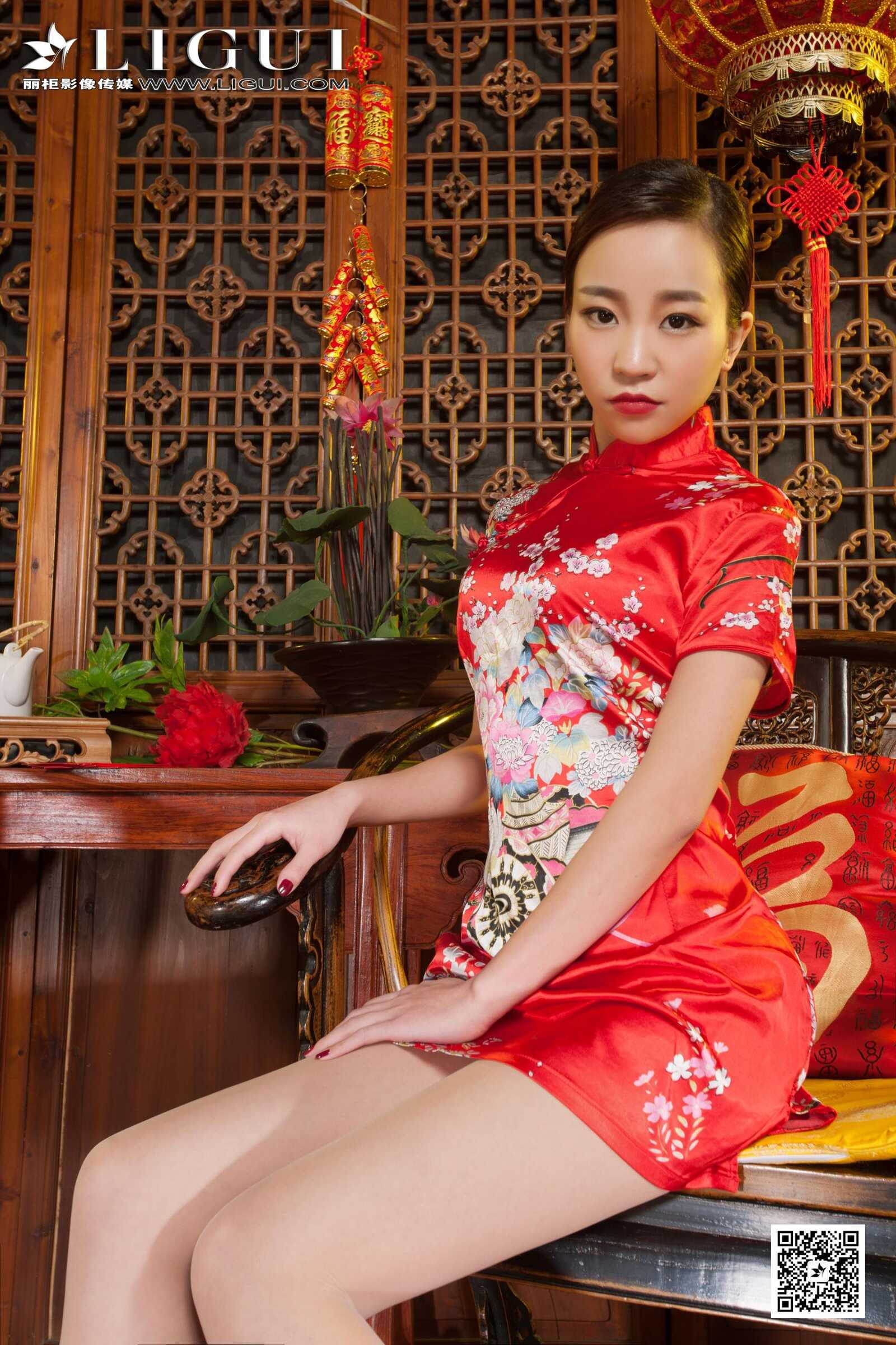 Model ALAN《红色旗袍古典美人》上下全集 [丽柜L第17张