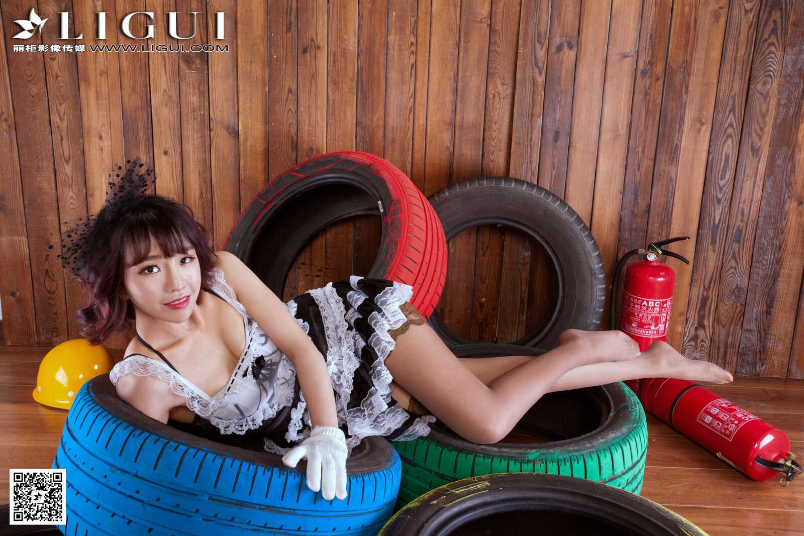 Model ALAN《灰丝蕾丝女仆》上下全集  [丽柜LiGui]第4张