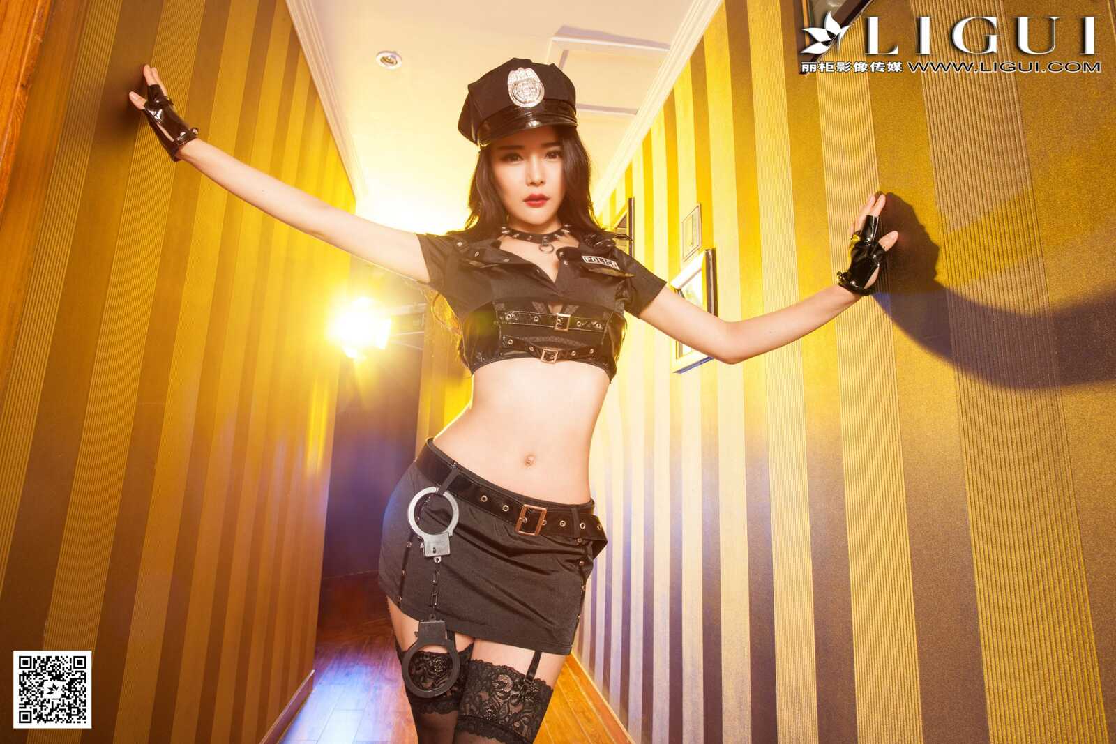 Model Kitty《黑丝制服女警》上下全集 [丽柜贵足第14张