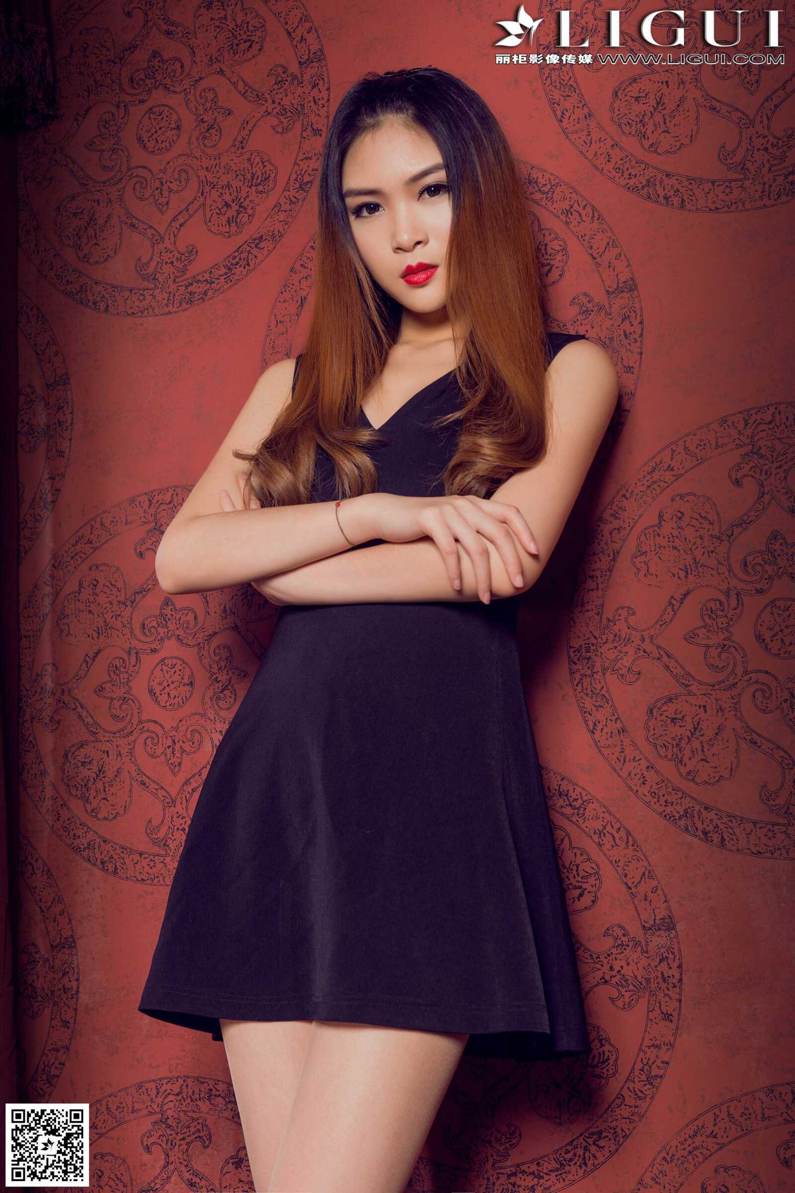 [丽柜LiGui] Model 允儿《连衣裙高跟少女丝足》上下第15张