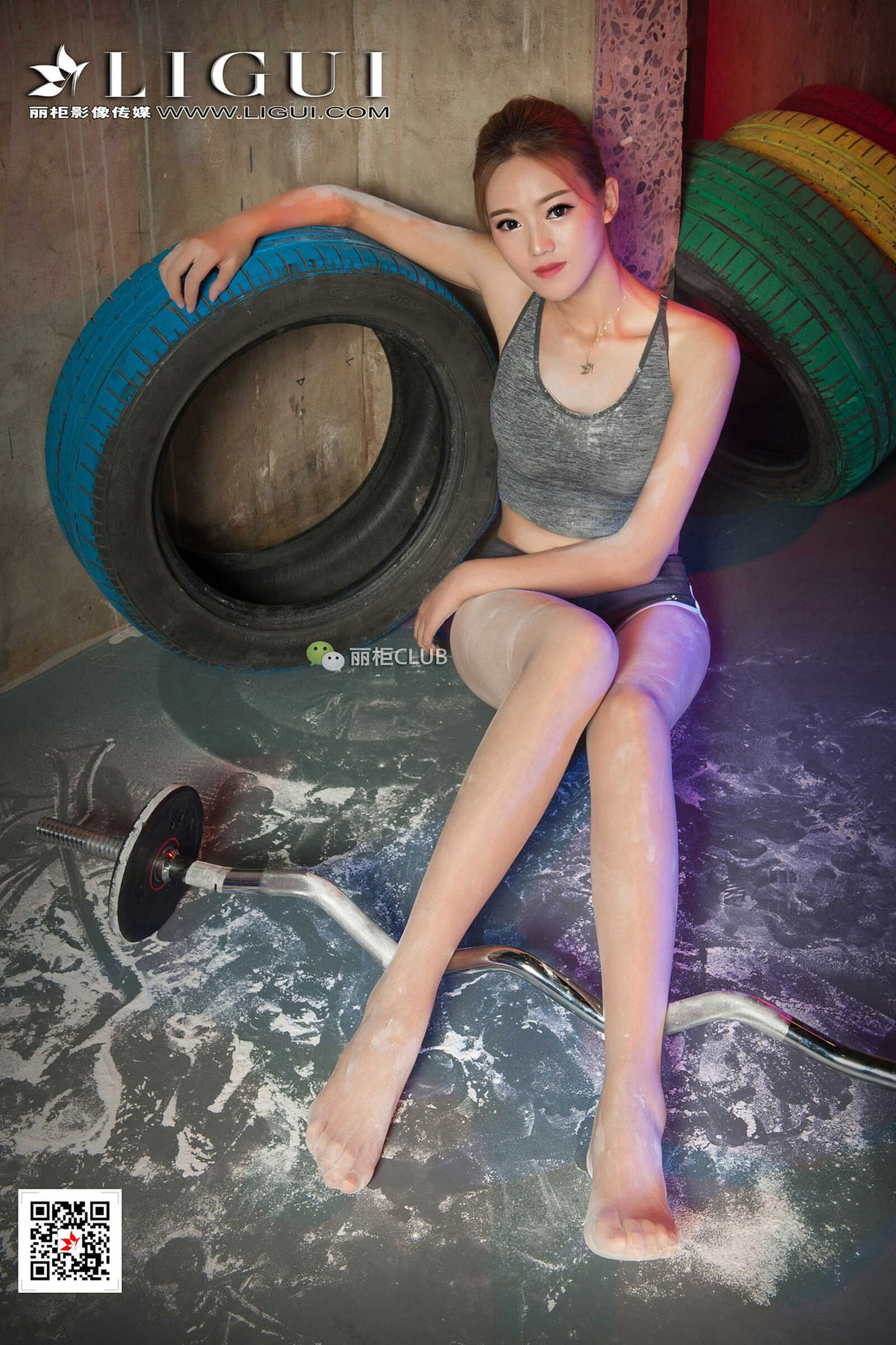 Model 敏儿《健身少女》 [丽柜Ligui] 写真集第8张