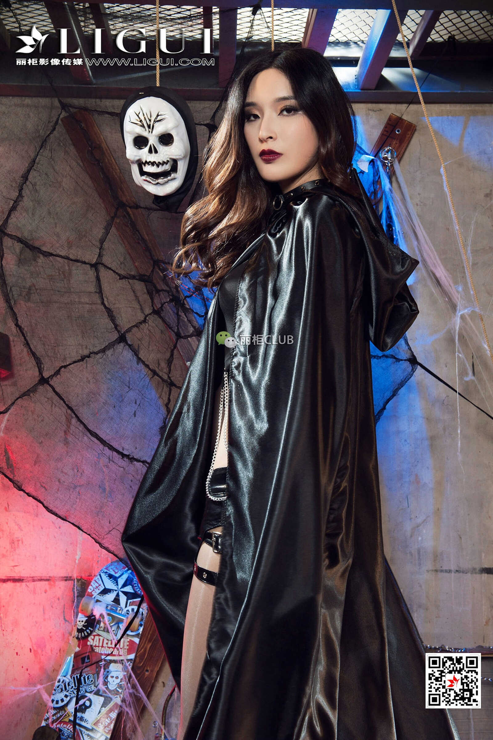 Model 雪糕《女王灰丝》 [丽柜Ligui] 写真集第9张