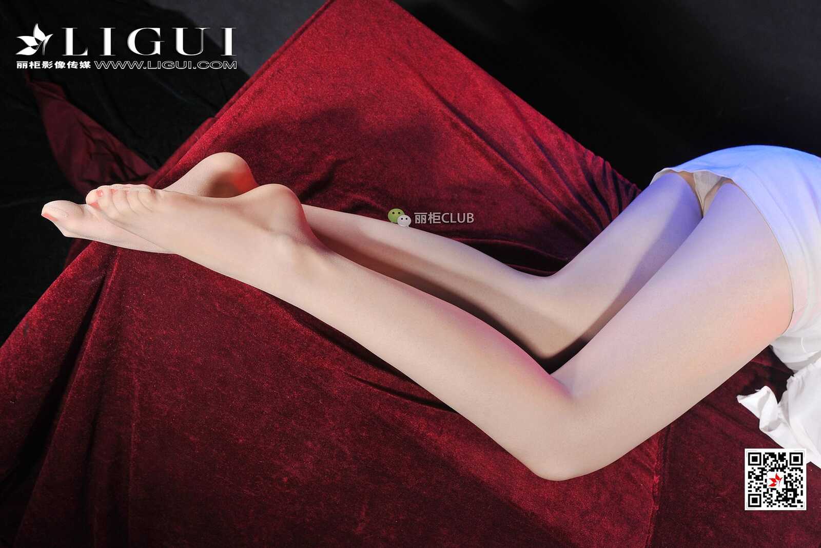 Model 美辰《肉丝玉足》 [丽柜Ligui] 写真集第16张