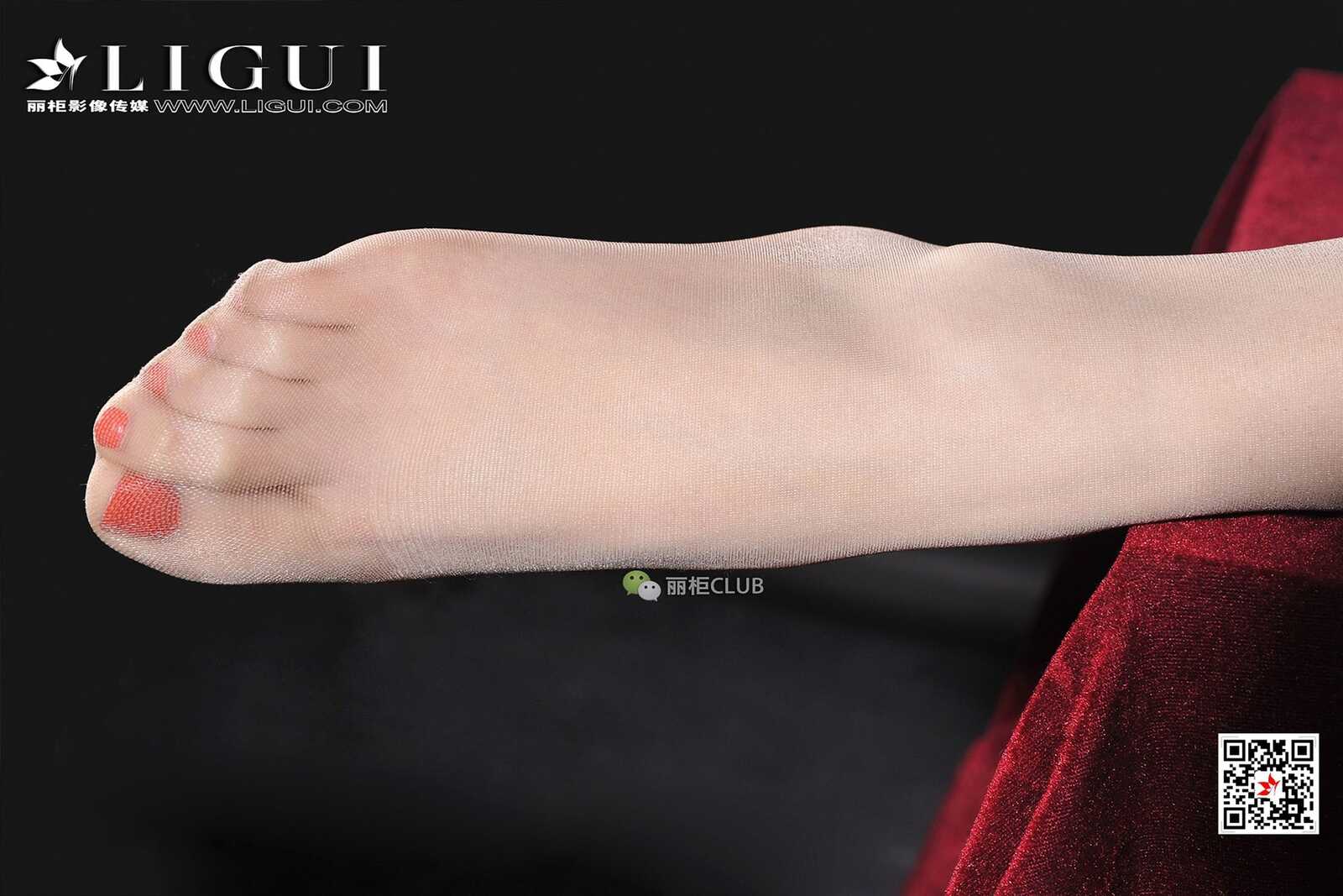 Model 美辰《肉丝玉足》 [丽柜Ligui] 写真集第15张