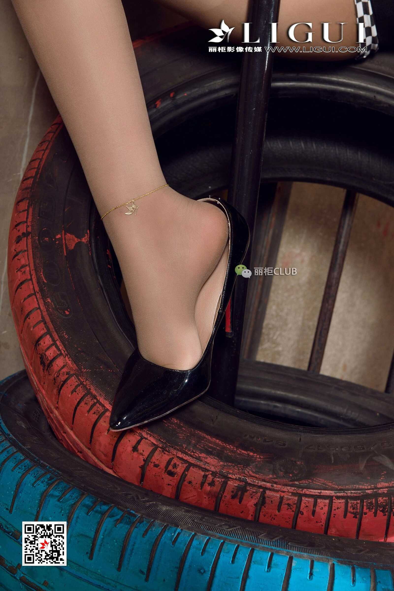 Model 然然《监狱运动女郎》 [丽柜Ligui] 写真集第13张