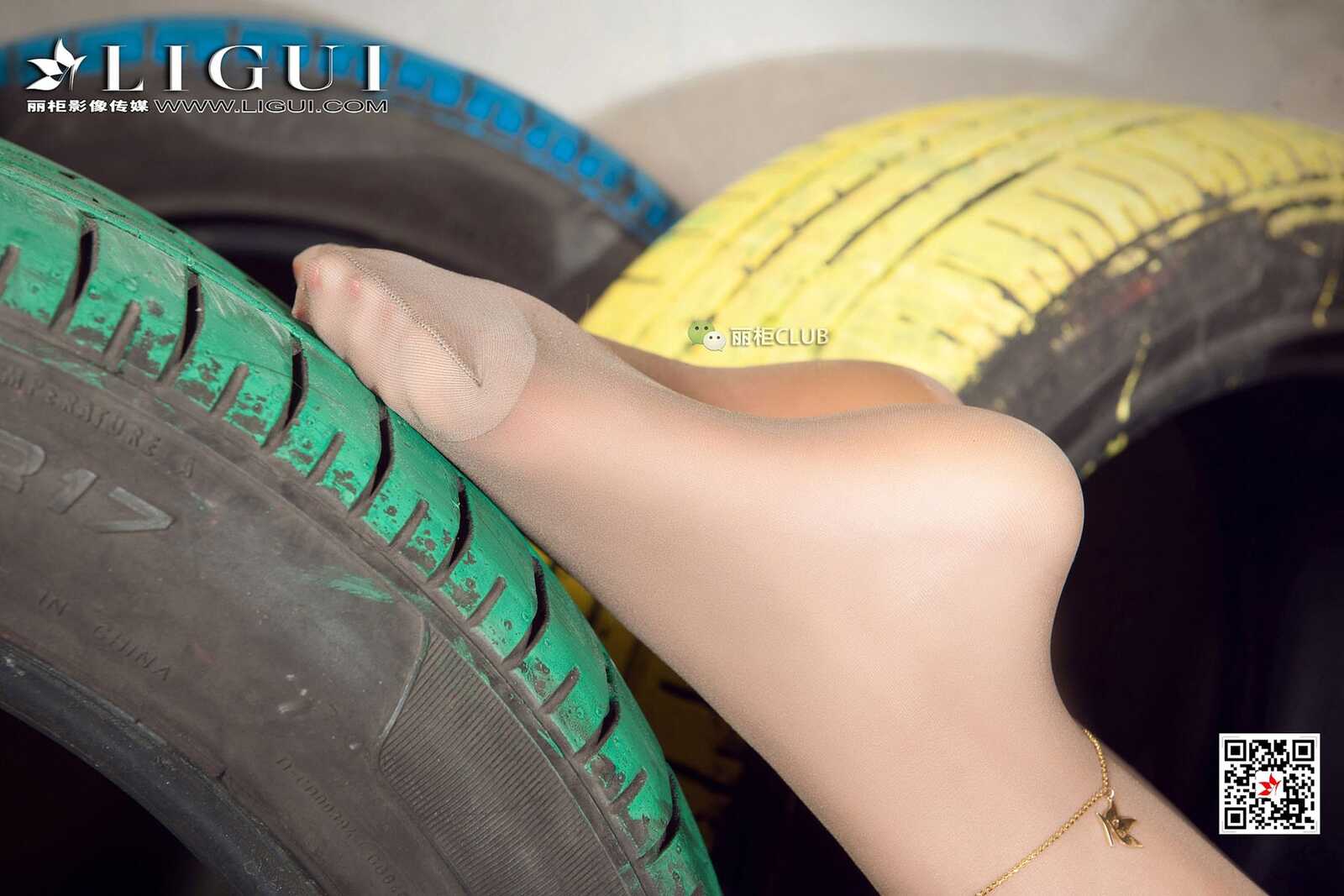 Model 然然《监狱运动女郎》 [丽柜Ligui] 写真集第12张