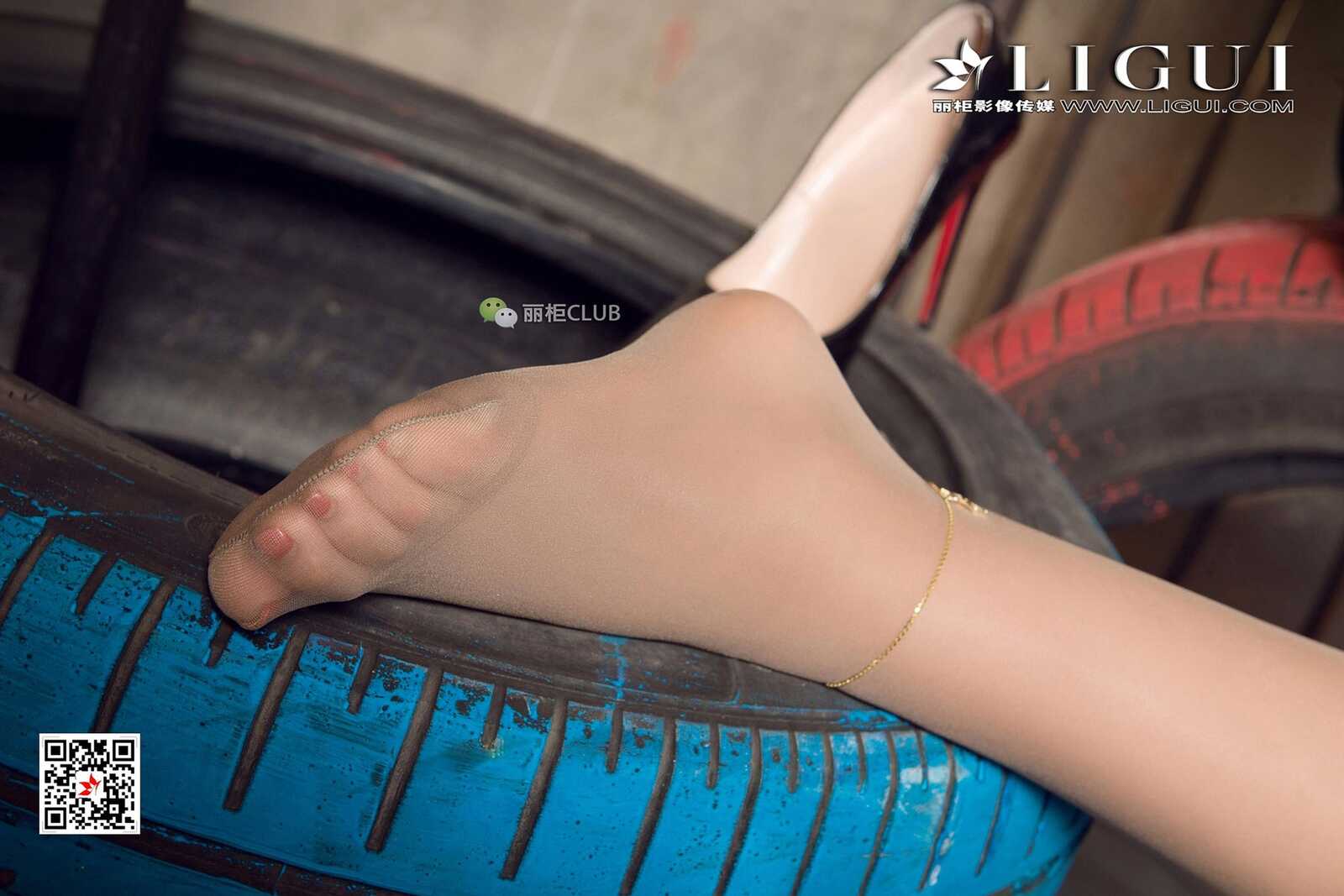 Model 然然《监狱运动女郎》 [丽柜Ligui] 写真集第11张