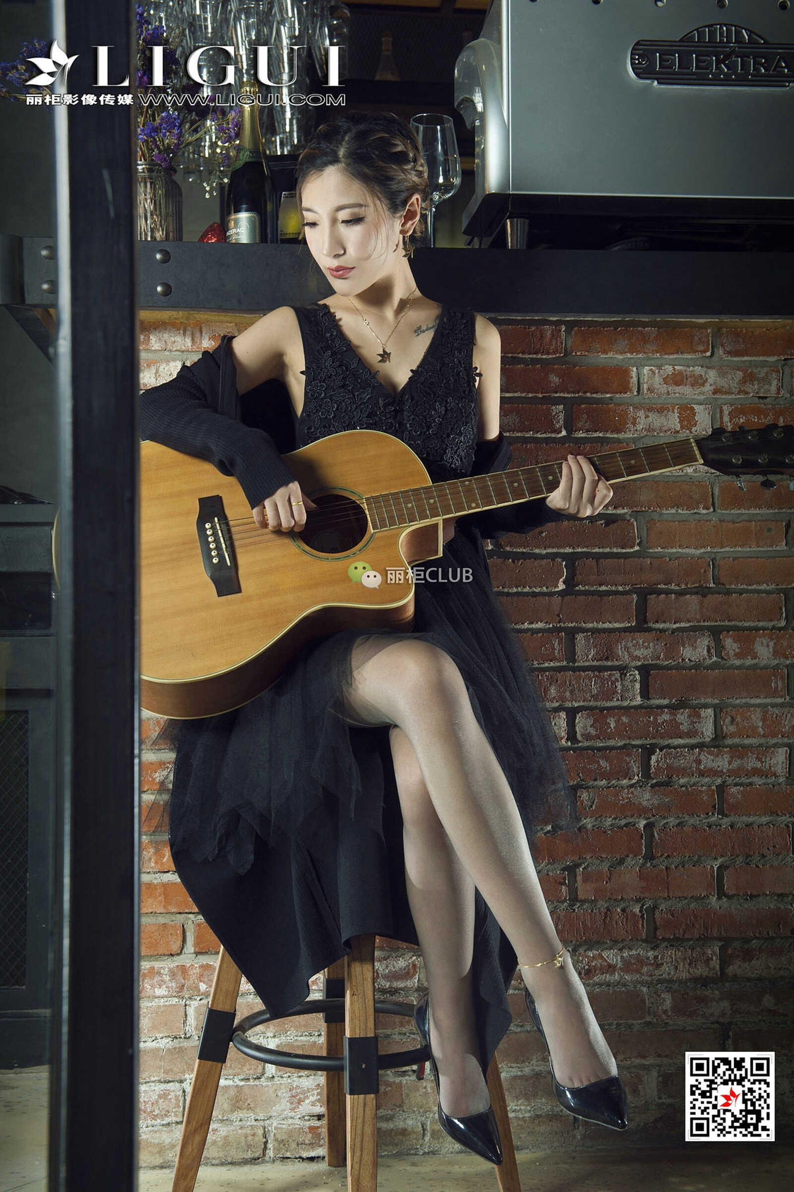 Model 悠悠《灰丝琵琶女神》 [丽柜Ligui] 写真集第16张