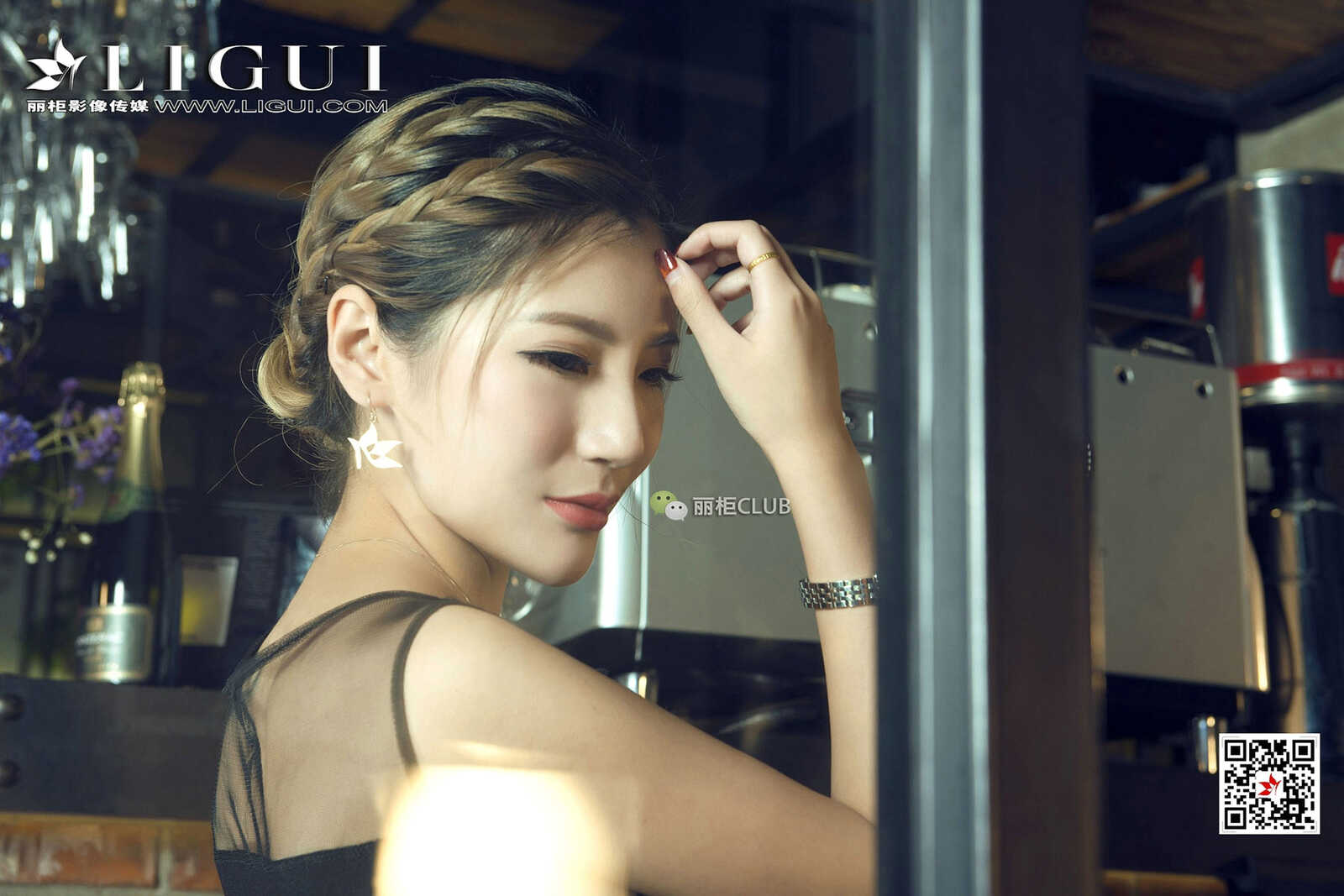 Model 悠悠《灰丝琵琶女神》 [丽柜Ligui] 写真集第6张