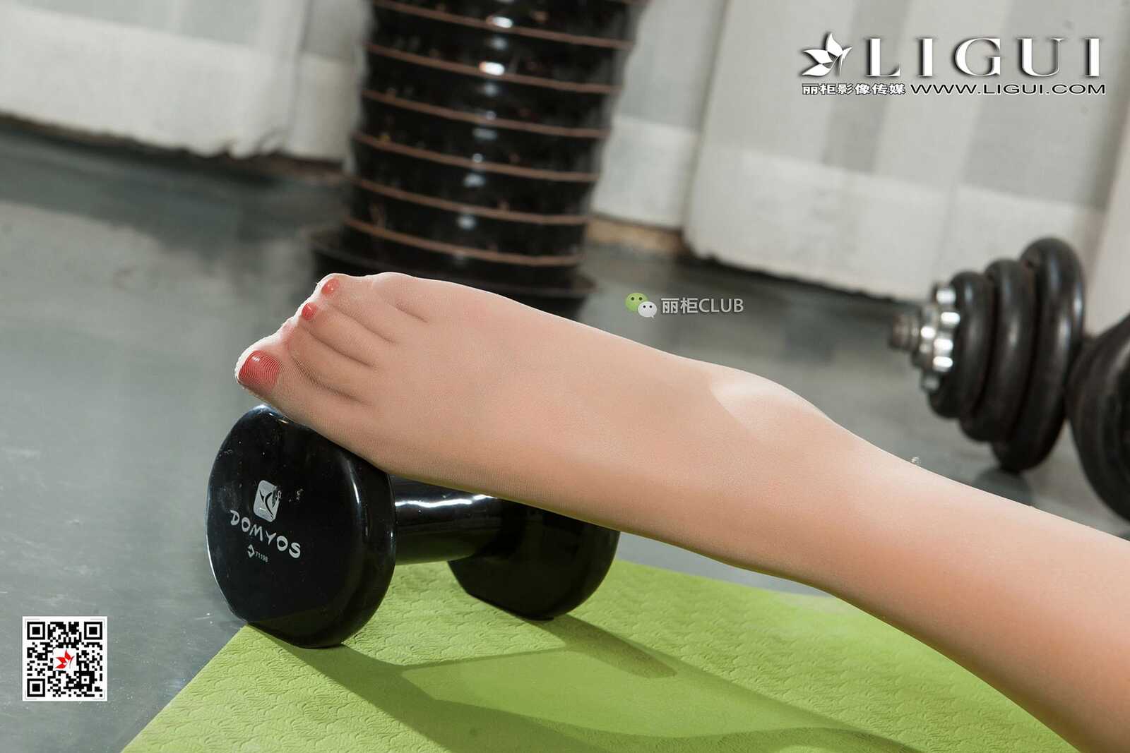 Model 足模楠楠《健身美足》 [丽柜Ligui] 写真集第13张