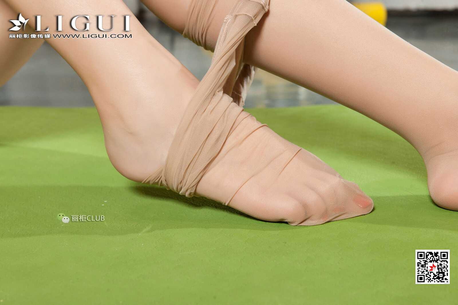 Model 足模楠楠《健身美足》 [丽柜Ligui] 写真集第8张